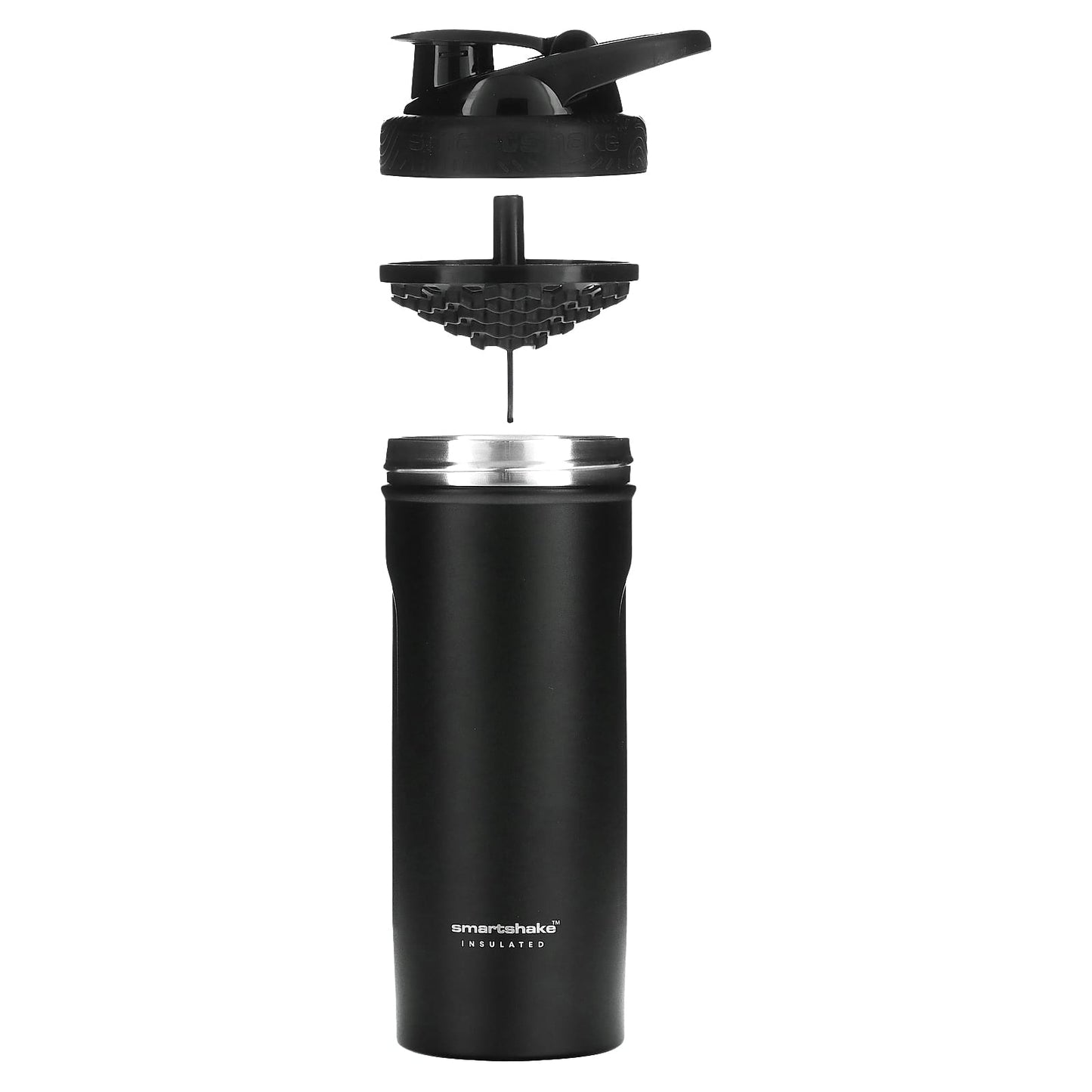 Smartshake, Insulated Steel, Black, 25 oz (750 ml)