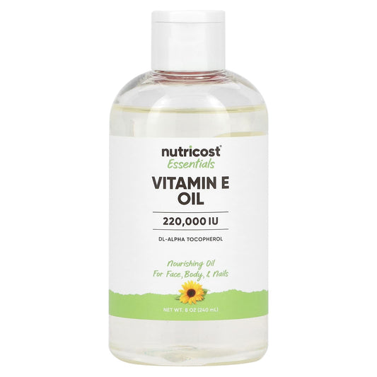 Nutricost-Essentials-Vitamin E Oil-8 oz (240 ml)