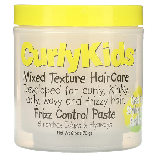 CurlyKids-Mixed Texture Hair Care-Frizz Control Paste-6 oz (170 g)