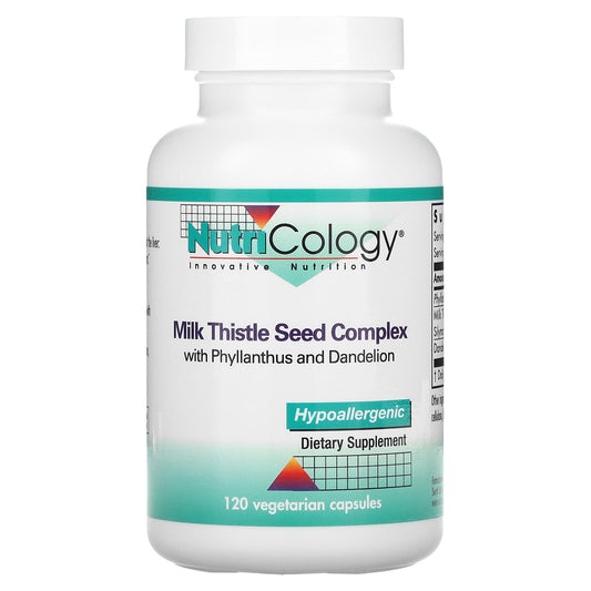 Nutricology-Milk Thistle Seed Complex-120 Vegetarian Capsules