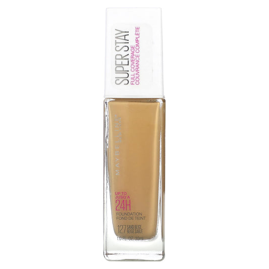 Maybelline-Super Stay-Full Coverage Foundation-127 Sand Beige-1 fl oz (30 ml)