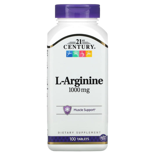 21st Century-L-Arginine-1,000 mg-100 Tablets