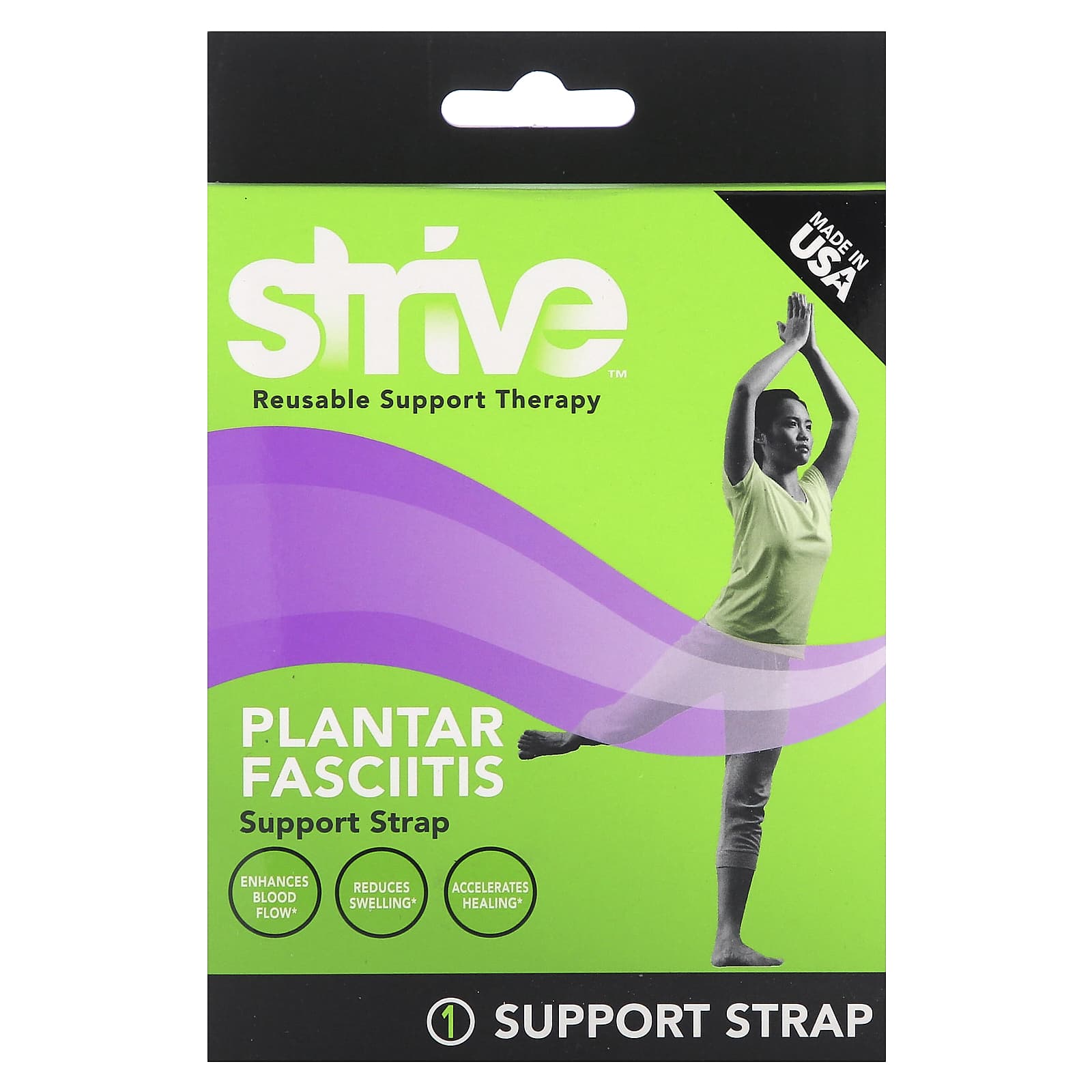 Strive-Plantar Fasciitis Support Strap-One Size Fits Most-1 Count