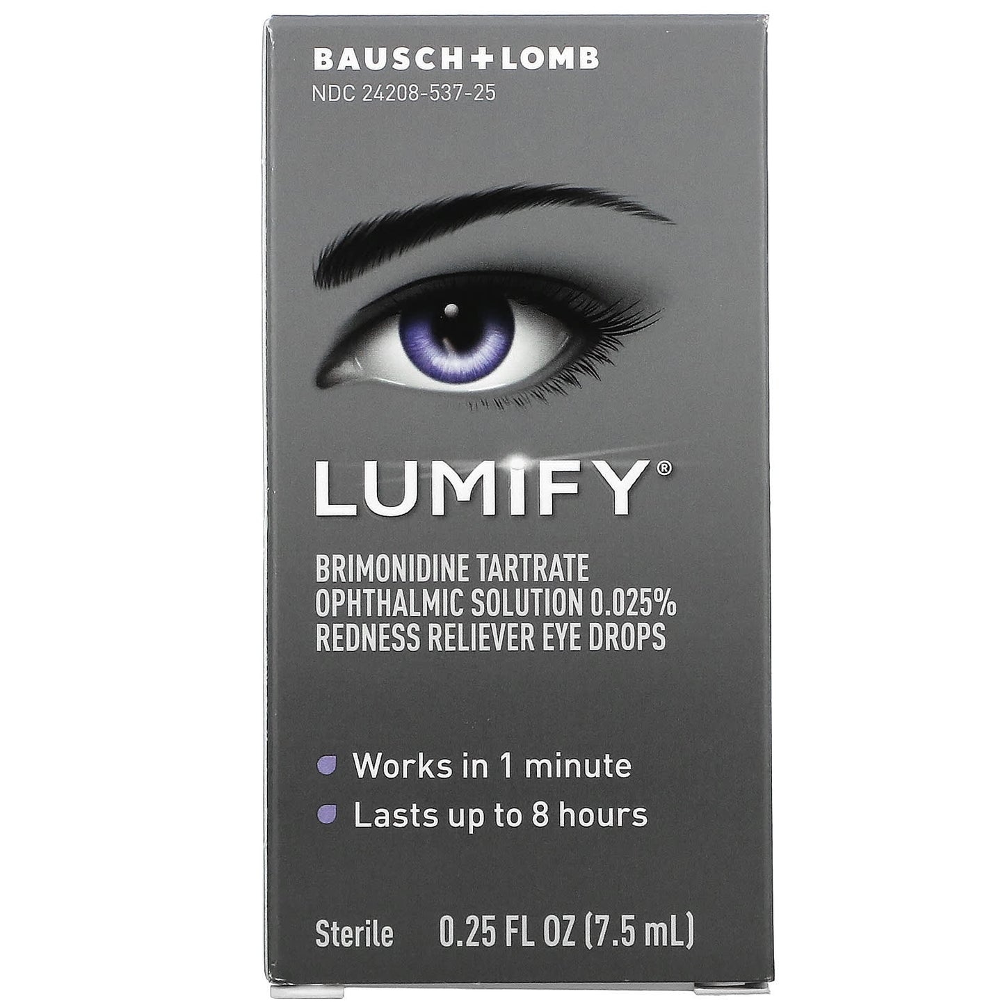 Lumify-Redness Reliever Eye Drops-0.25 fl oz (7.5 ml)