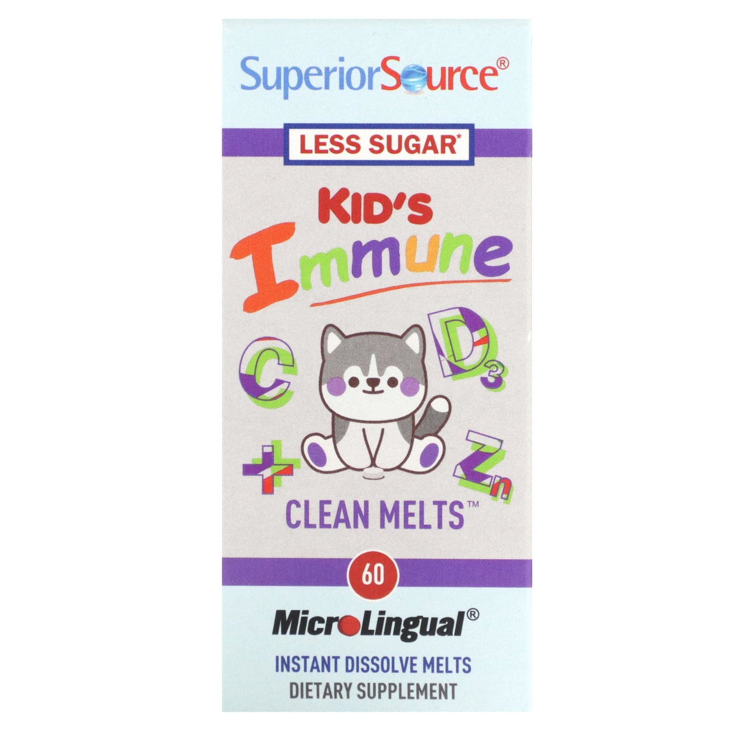 Superior Source-Kid's Immune-Clean Melts-90 Instant Dissolve Melts