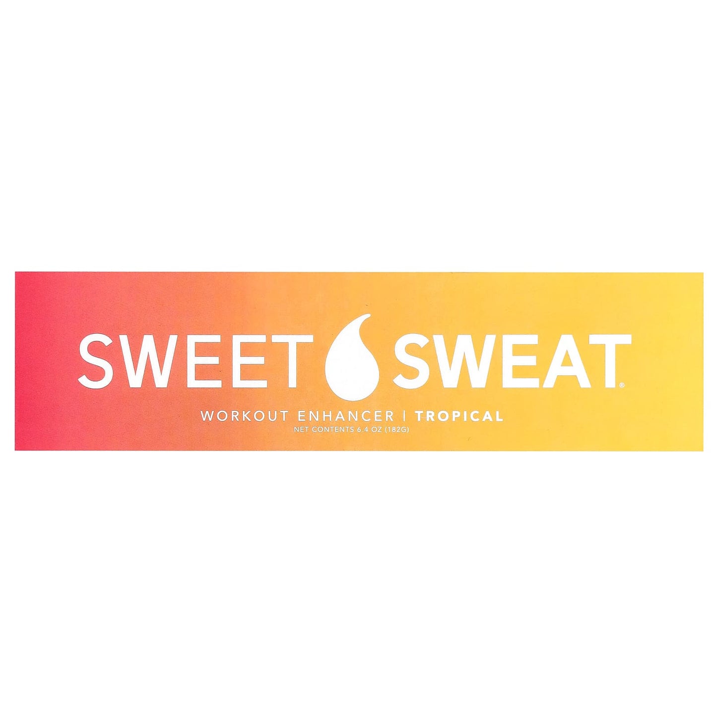 Sports Research, Sweet Sweat, Workout Enhancer, Tropical, 6.4 oz (182 g)