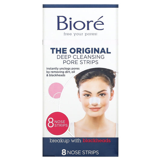 Biore-Deep Cleansing Pore Strips-The Original -8 Nose Strips