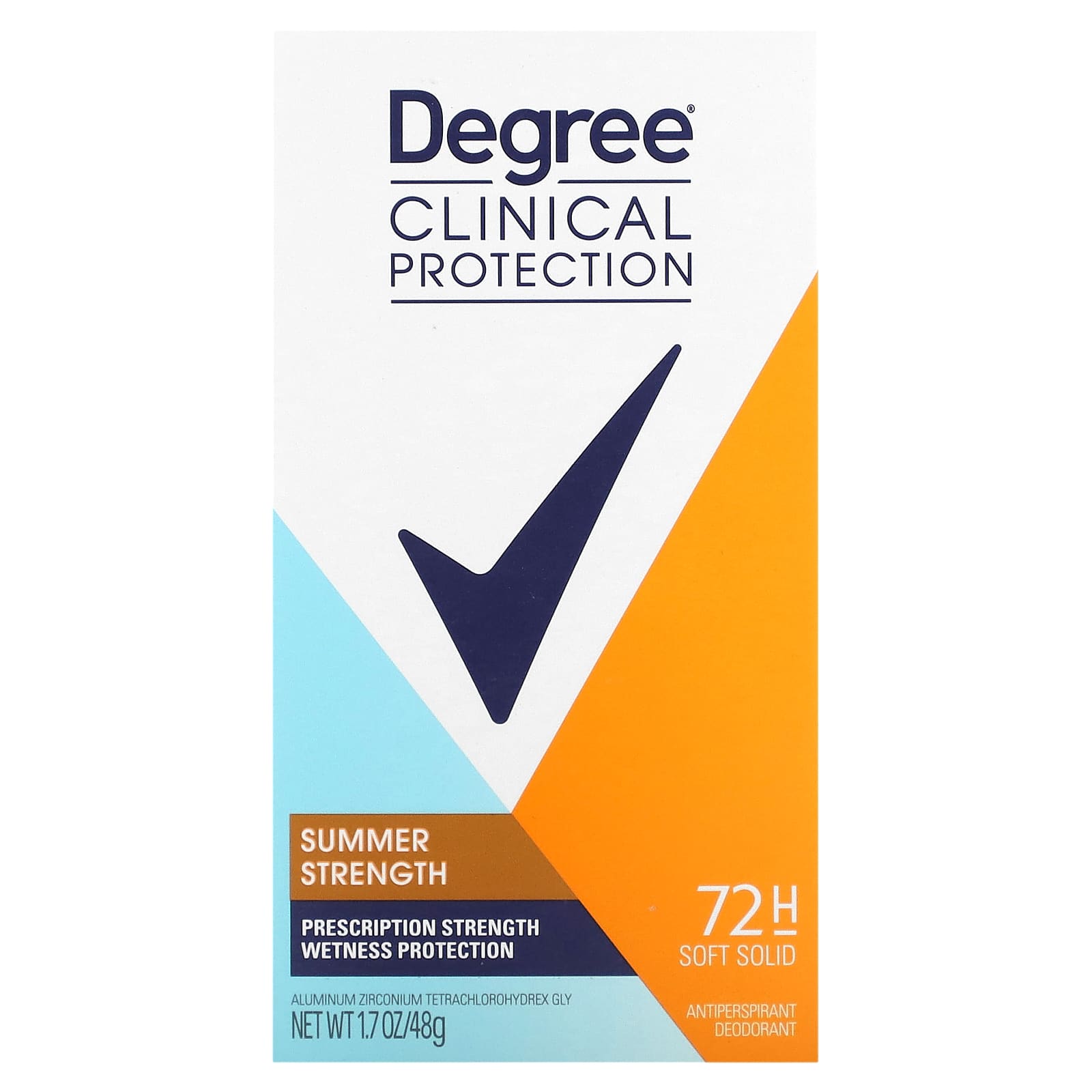 Degree-Women-Clinical Protection-Antiperspirant Deodorant-Soft Solid-Summer Strength-1.7 oz (48 g)