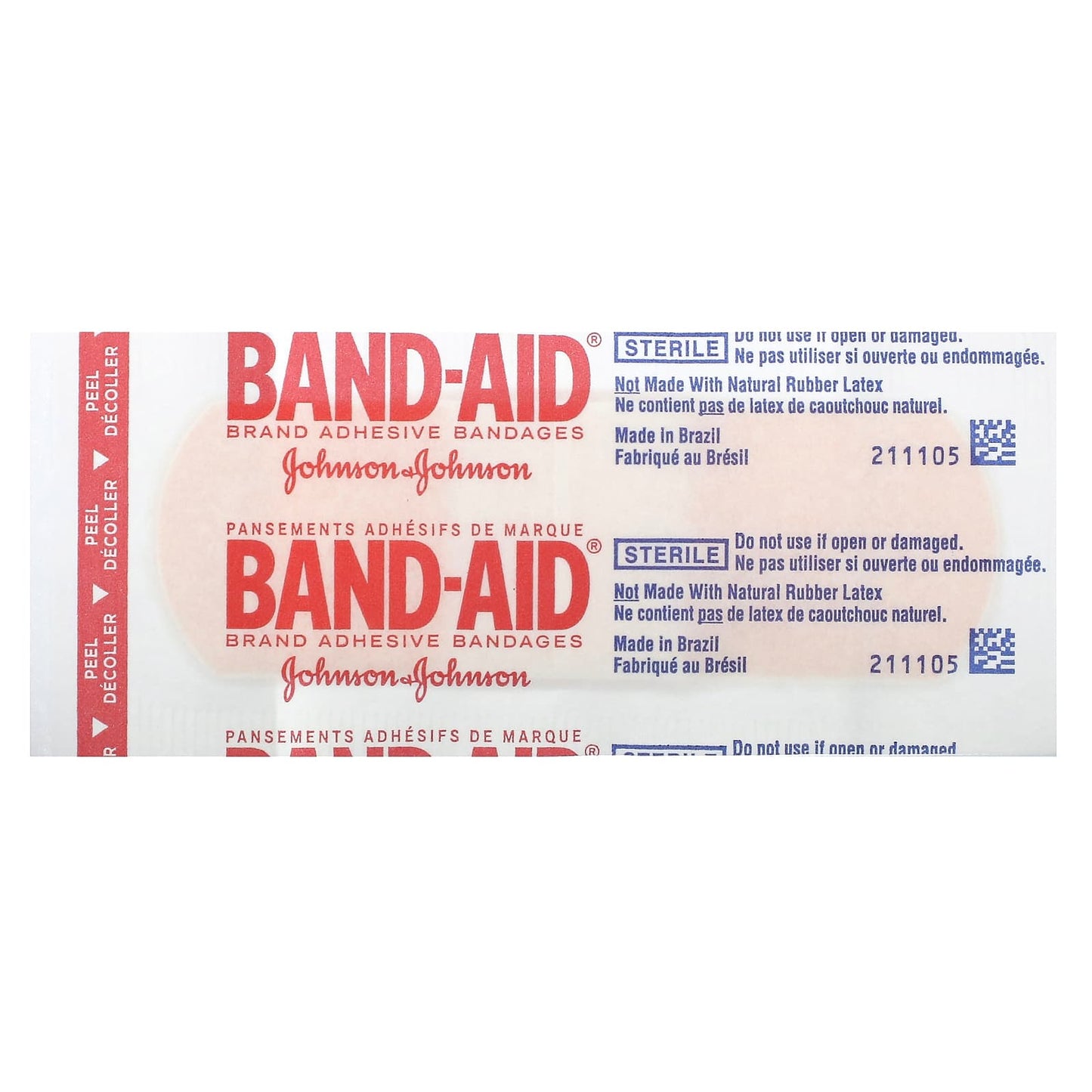 Band Aid, Adhesive Bandages, Cushion-Care Sport Strip, 30 Bandages