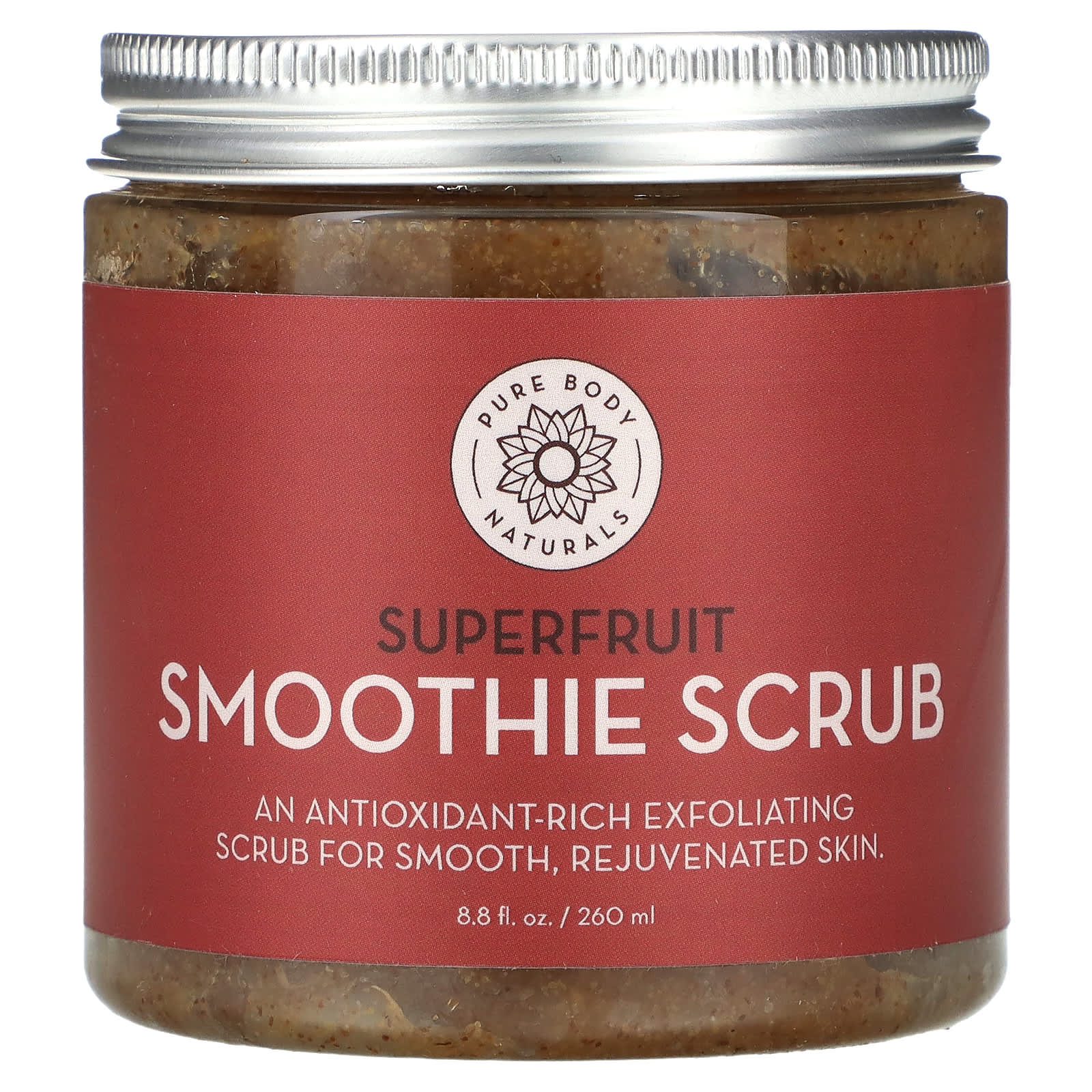 Pure Body Naturals-Smoothie Scrub-Superfruit-8.8 fl oz (260 ml)