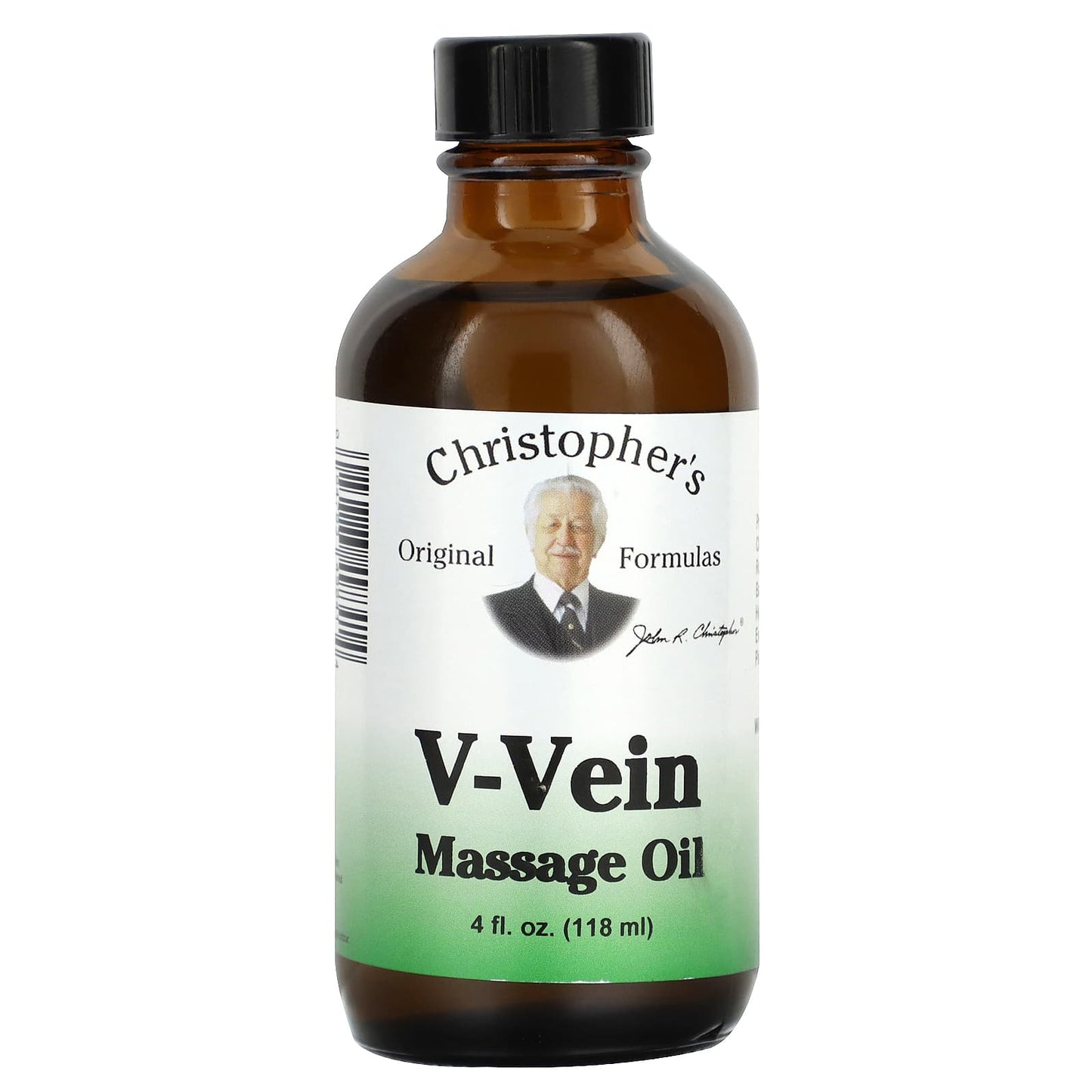 Christopher's Original Formulas-V-Vein Massage Oil-4 fl oz (118 ml)