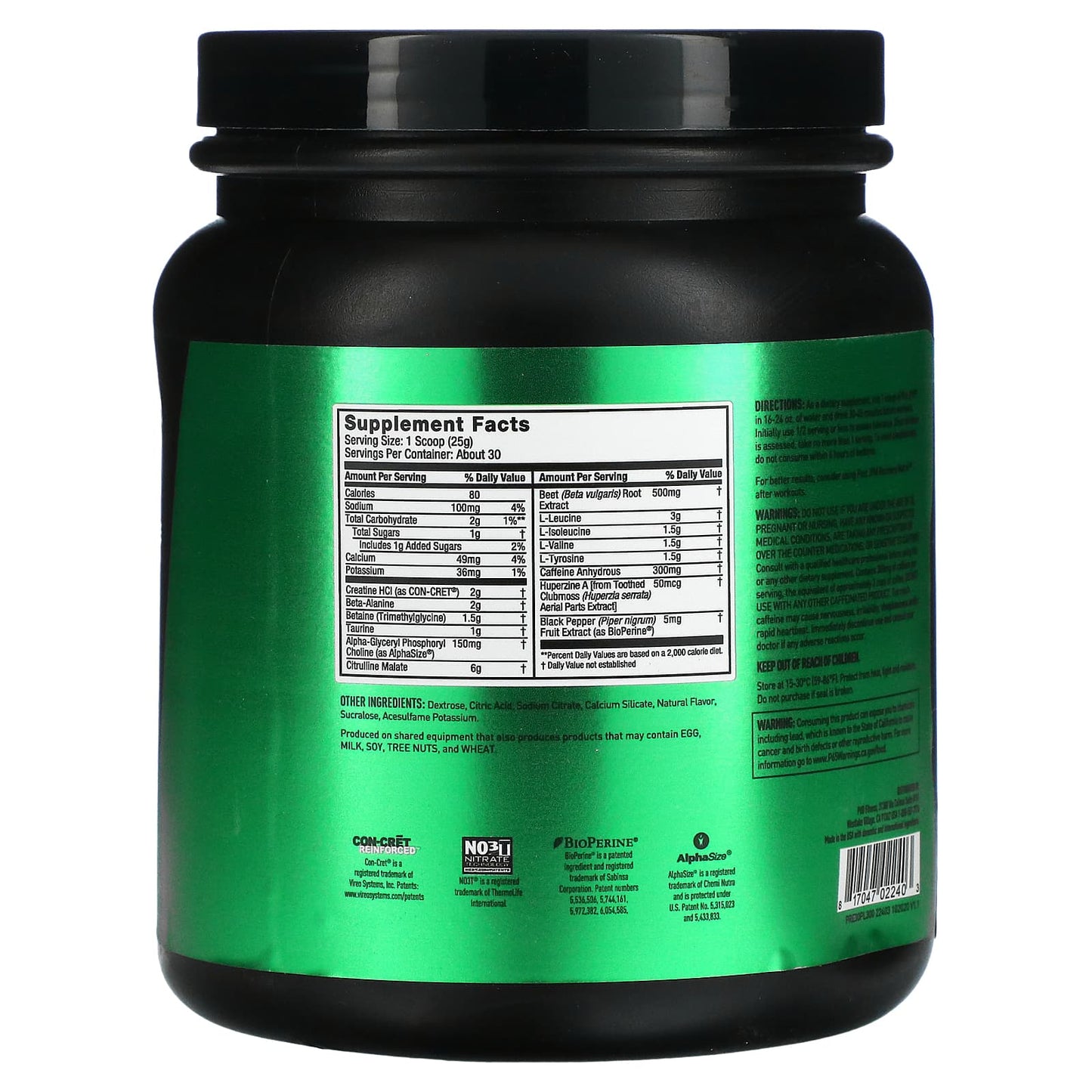 JYM Supplement Science, Pre JYM, High-Performance Pre-Workout, Pink Lemonade, 1.65 lbs (750 g)