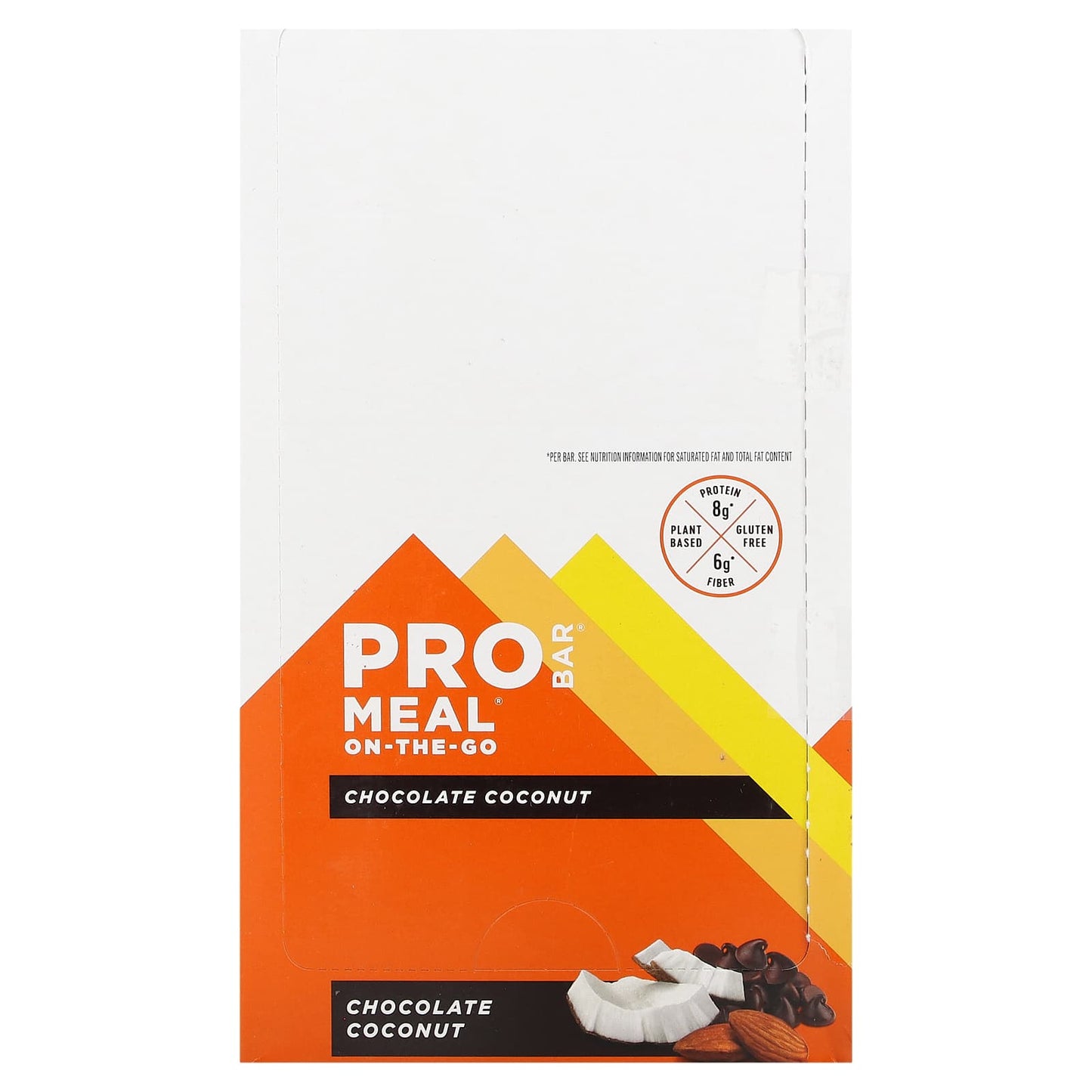 ProBar-Meal On-The-Go Bar-Chocolate Coconut-12 Bars-3 oz (85 g) Each