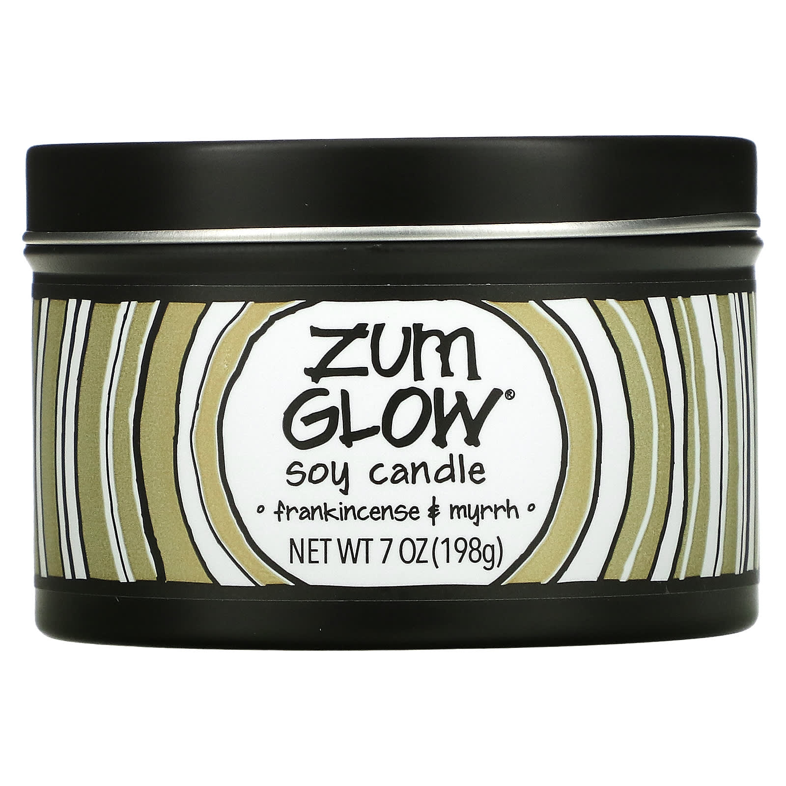 ZUM-Glow-Soy Candle-Frankincense & Myrrh-7 oz (198 g)