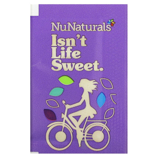 NuNaturals-NuStevia-White Stevia Powder-1000 Packets-2.23 lbs (1000 g)