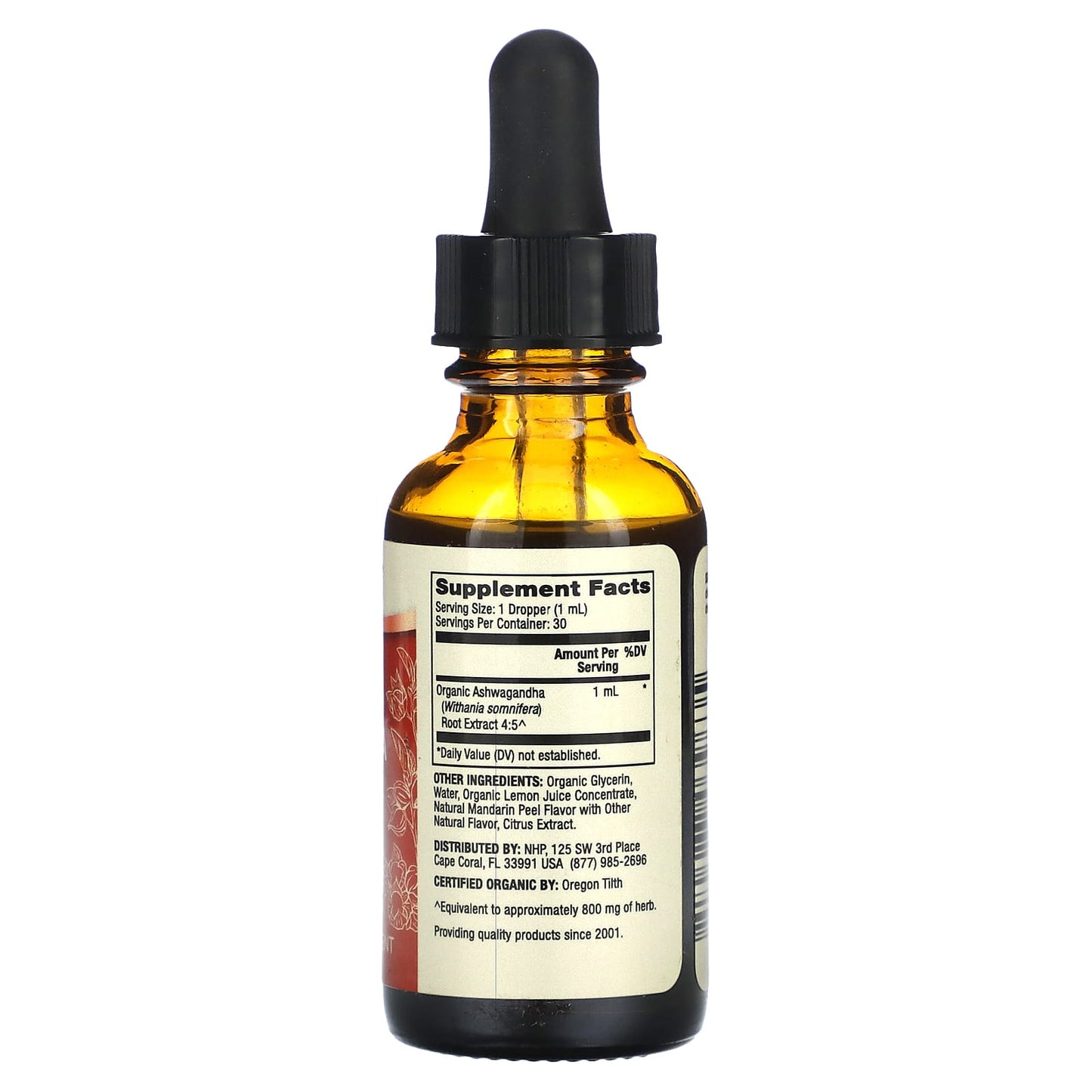 Dr. Mercola, Organic Ashwagandha Liquid Drops, 1 fl oz (30 ml)