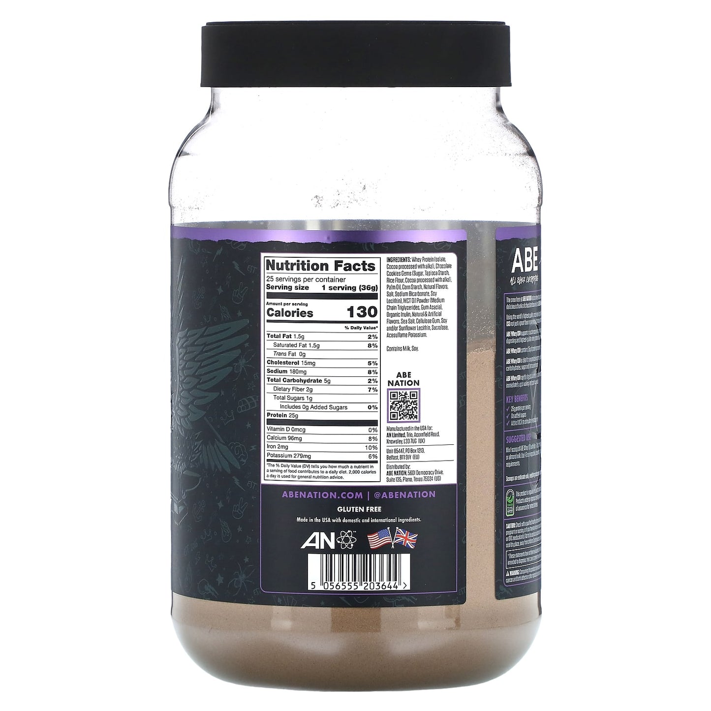 ABE, Whey ISO, Brownie Batter, 2 lbs (907 g)