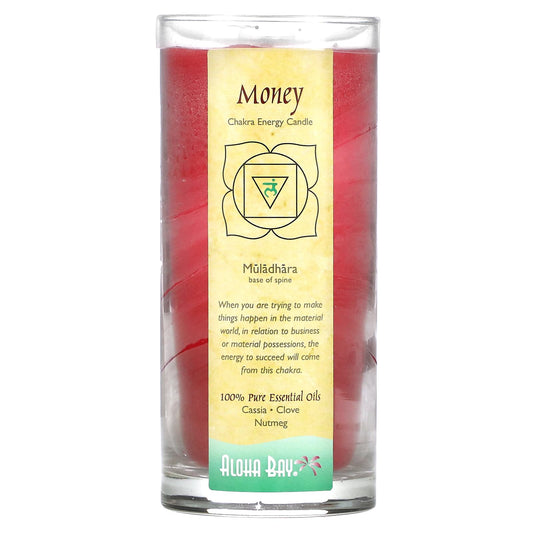 Aloha Bay-Chakra Energy Candle-Money-Cassia • Clove • Nutmeg-11 oz