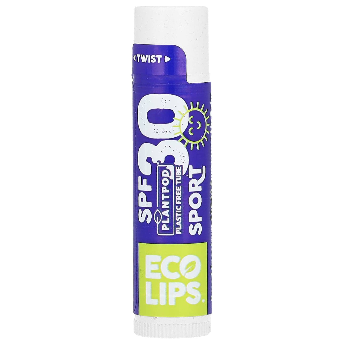 Eco Lips-Sport-Sunscreen Lip Balm-SPF 30 -.15 oz (4.25 g)