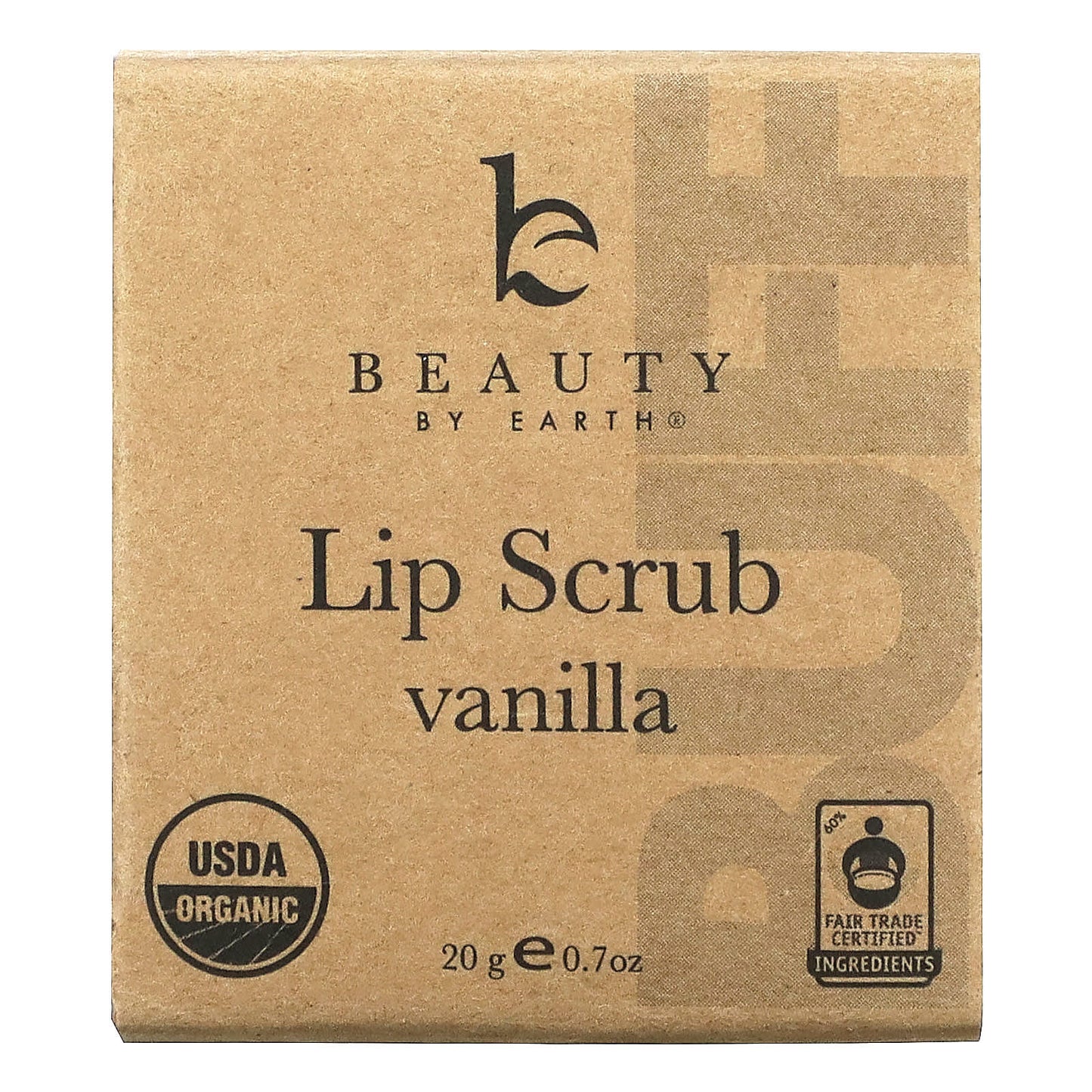 Beauty By Earth, Lip Scrub, Vanilla, 0.7 oz (20 g)