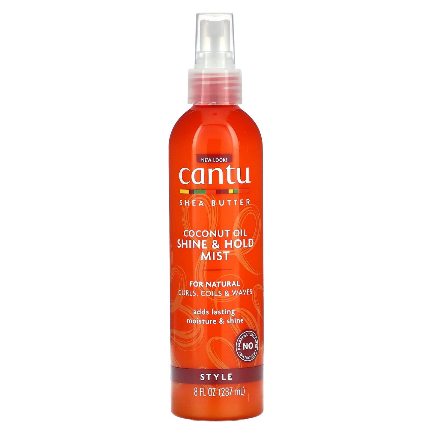 Cantu-Shea Butter-Coconut Oil Shine & Hold Mist-8 fl oz (237 ml)