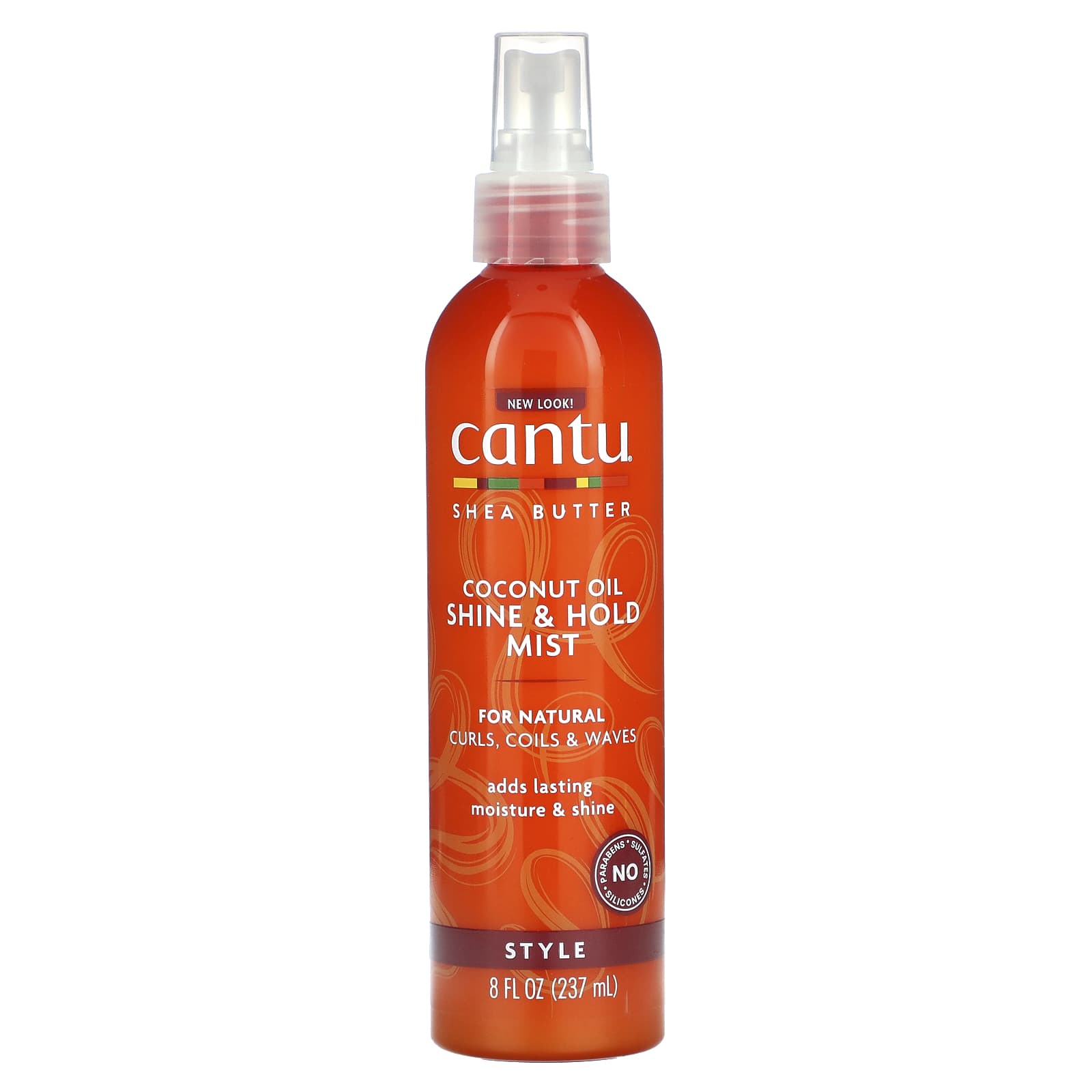 Cantu-Shea Butter-Coconut Oil Shine & Hold Mist-8 fl oz (237 ml)