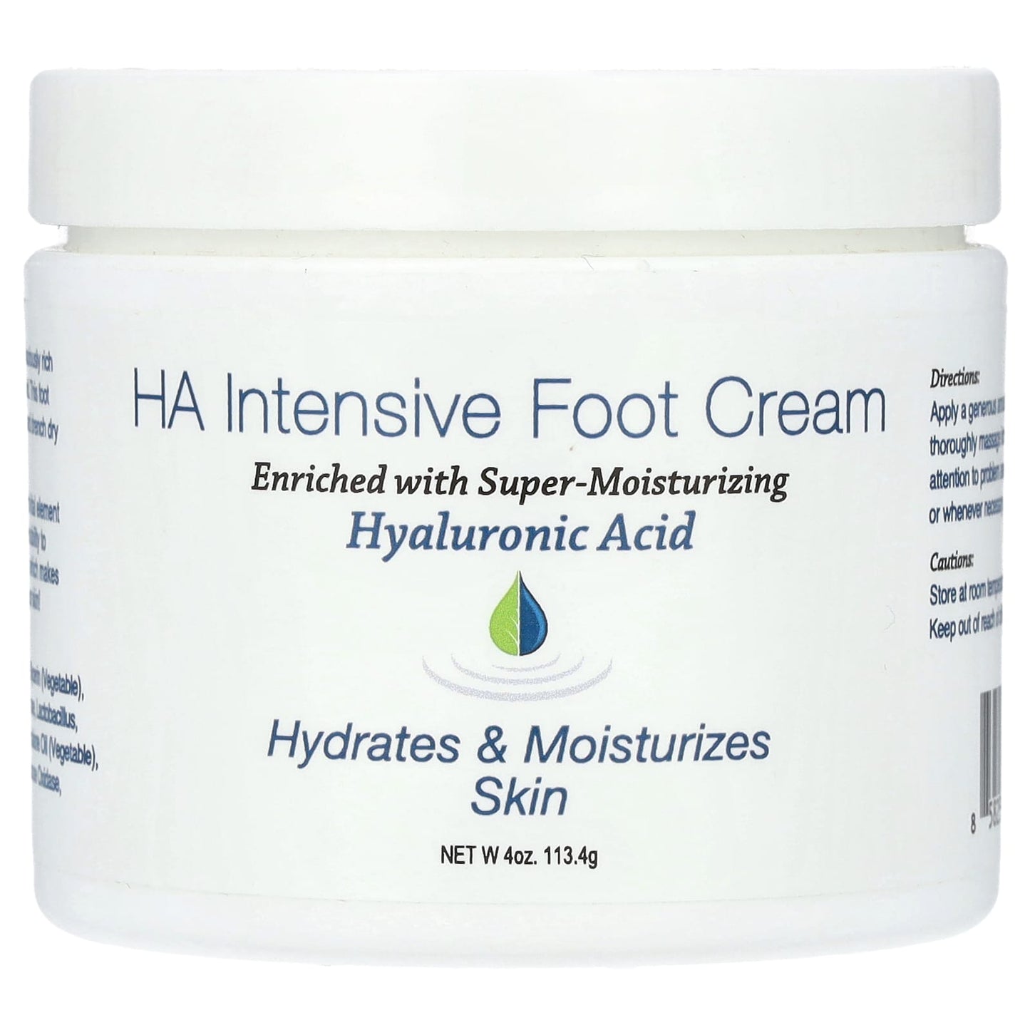 Hyalogic-HA Intensive Foot Cream-4 oz (113.4 g)