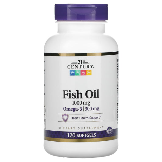 21st Century-Fish Oil-1,000 mg-120 Softgels