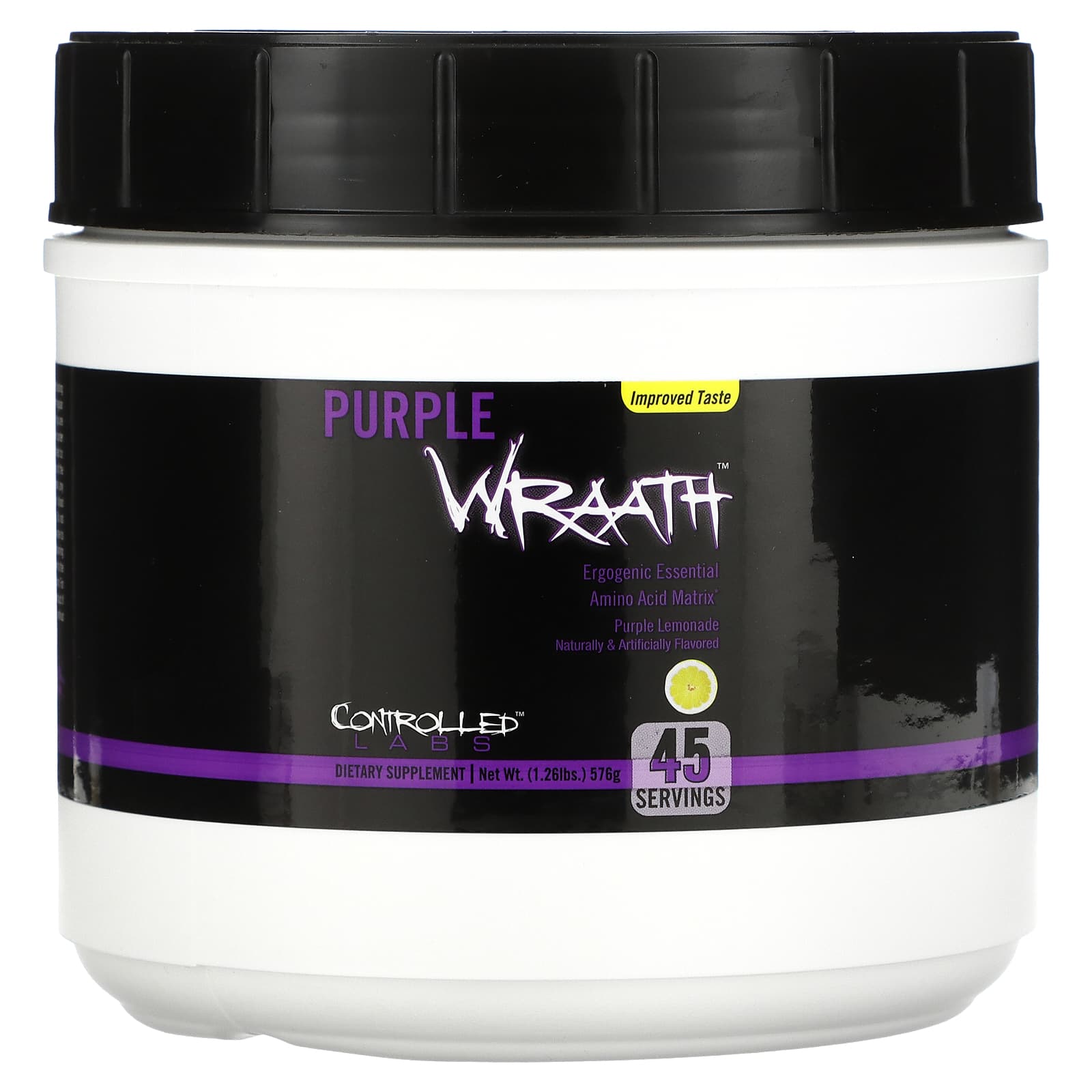 Controlled Labs-Purple Wraath-Purple Lemonade-1.26 lbs (576 g)