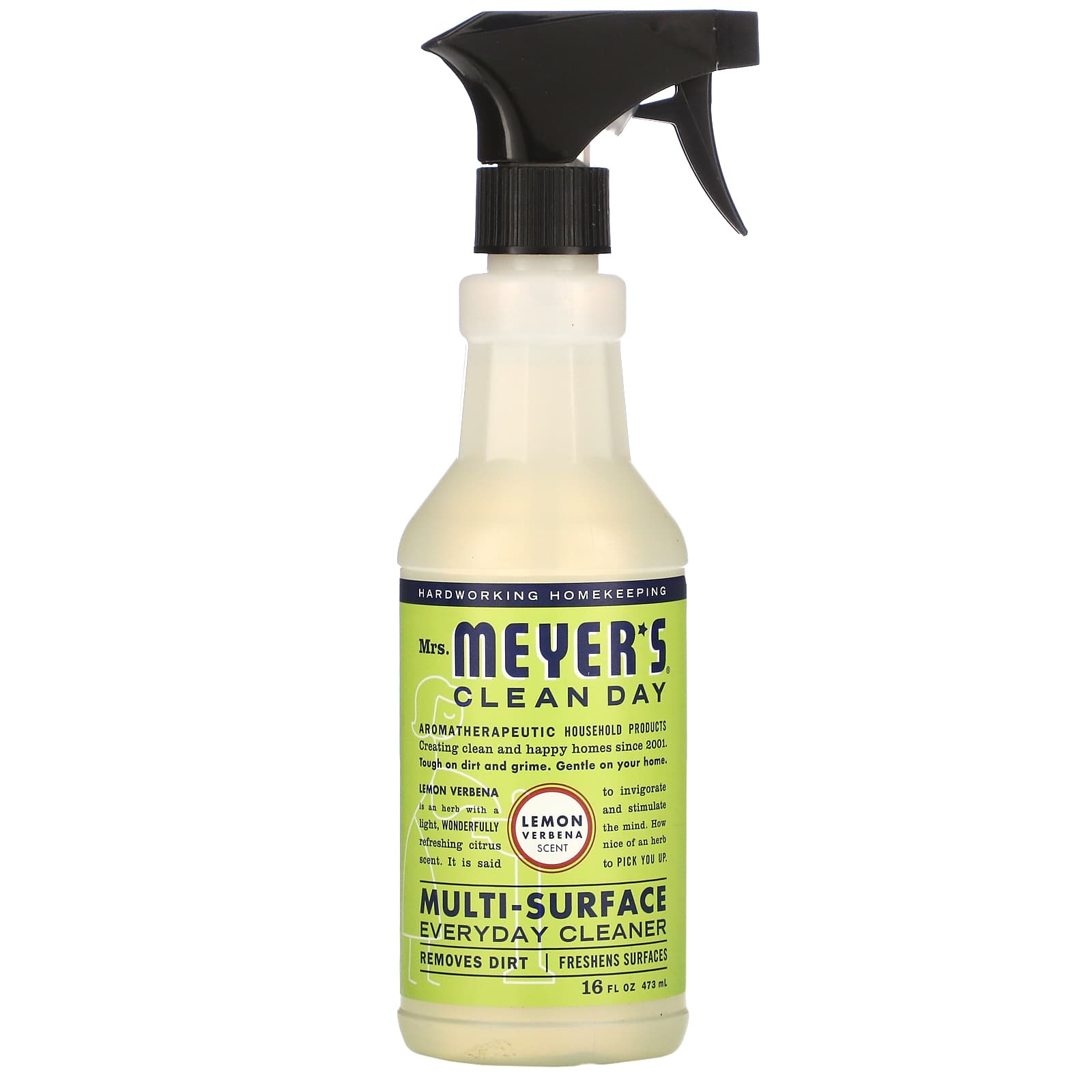 Mrs. Meyers Clean Day-Multi-Surface Everyday Cleaner-Lemon Verbena Scent-16 fl oz (473 ml)