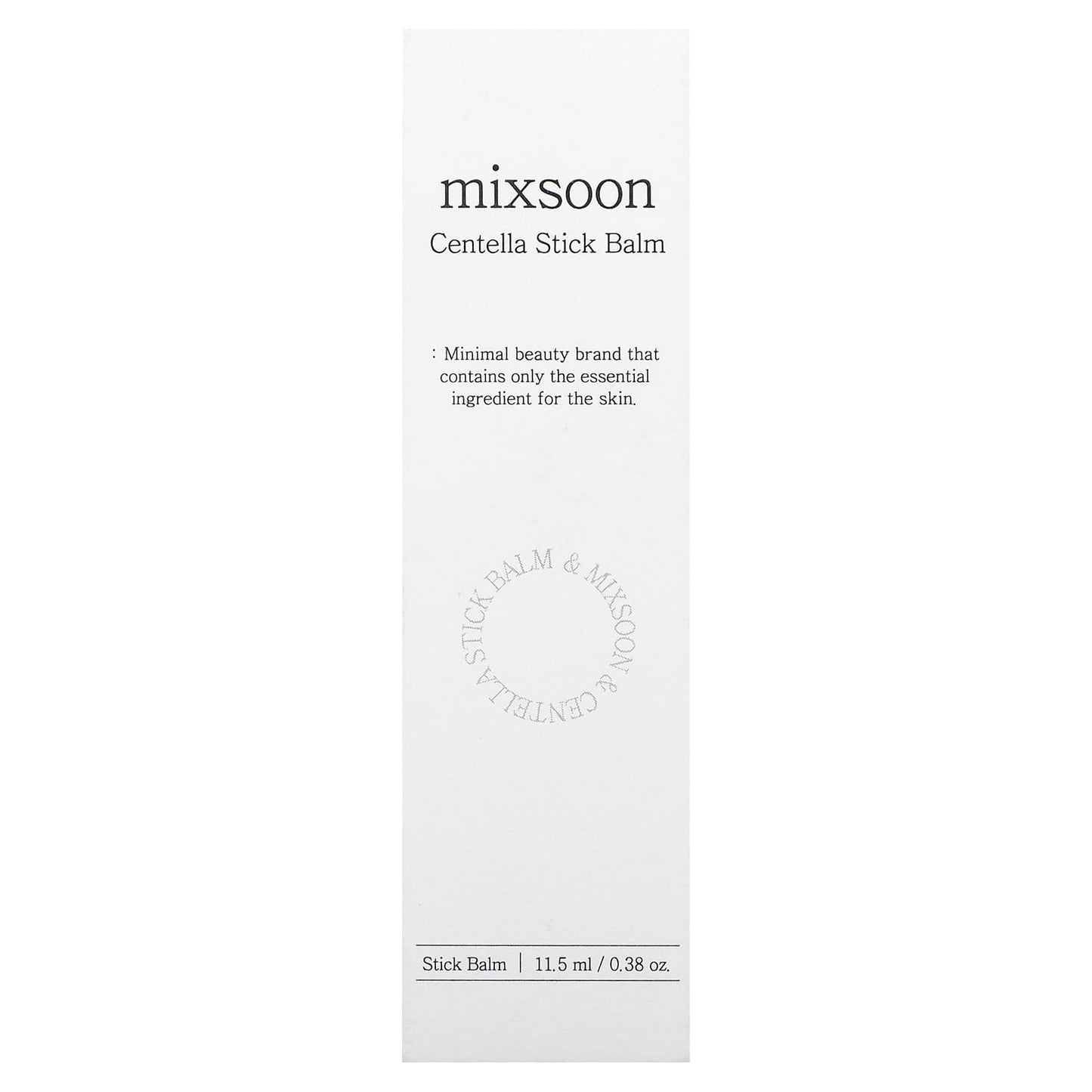 Mixsoon, Centella Stick Balm, 0.38 oz (11.5 ml)