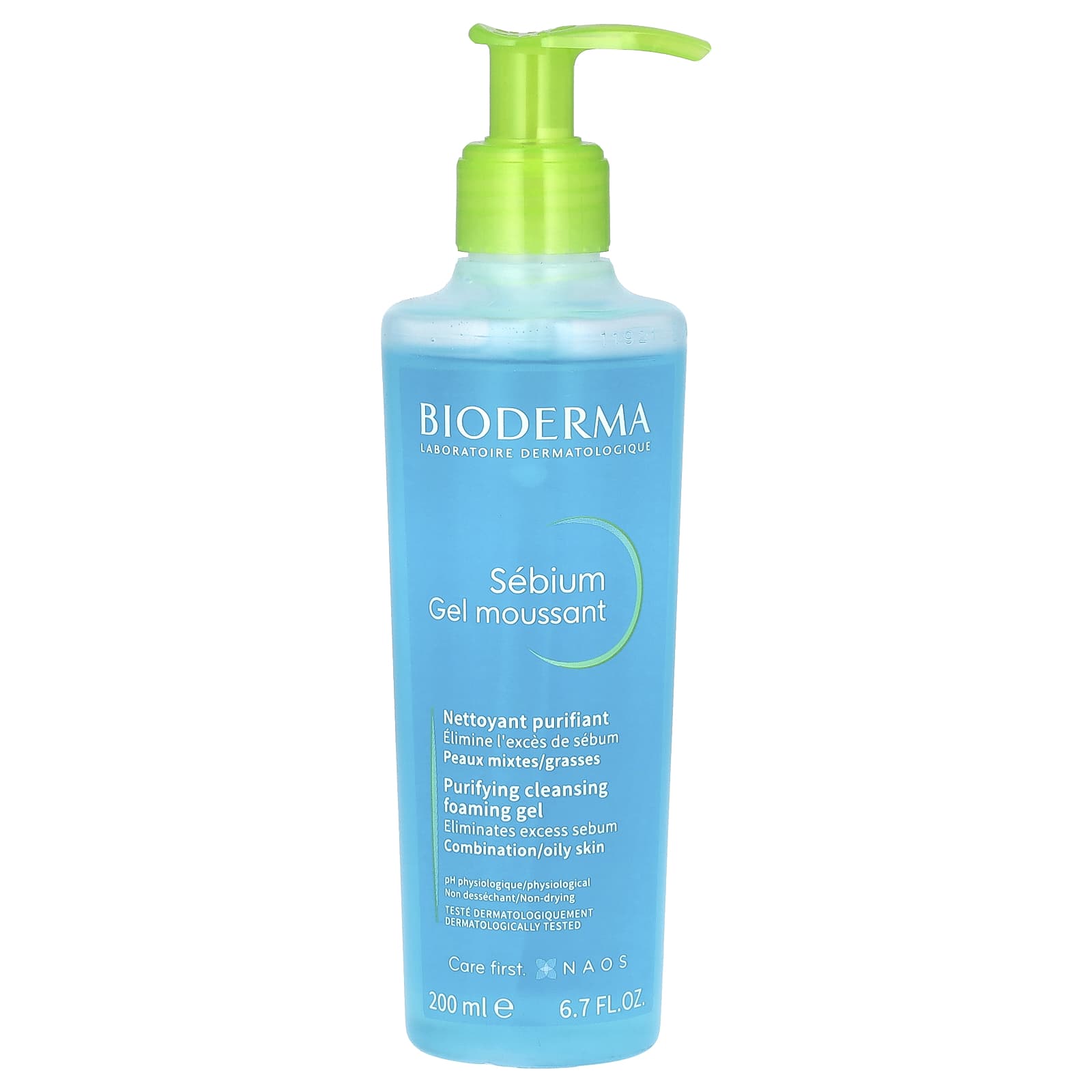 Bioderma-Sebium-Purifying Cleansing Foaming Gel-6.7 fl oz (200 ml)