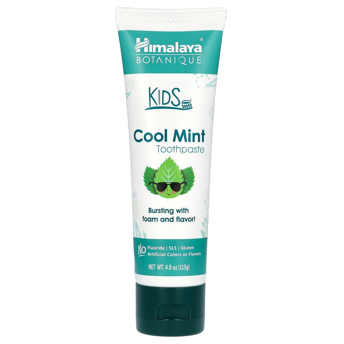 Himalaya-Botanique-Kids Toothpaste-Cool Mint-4 oz (113 g)