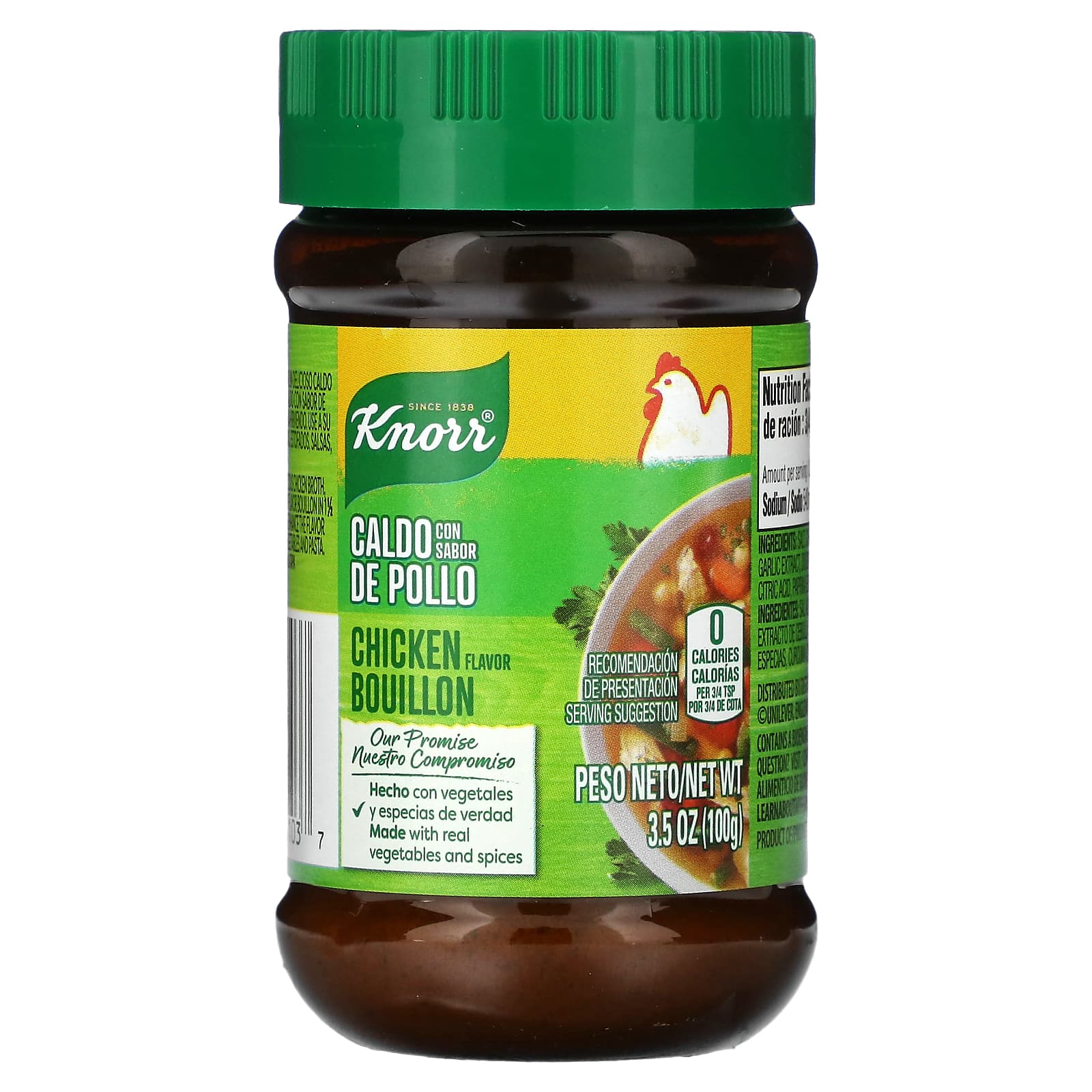 Knorr-Chicken Flavor Bouillon-3.5 oz (100 g)