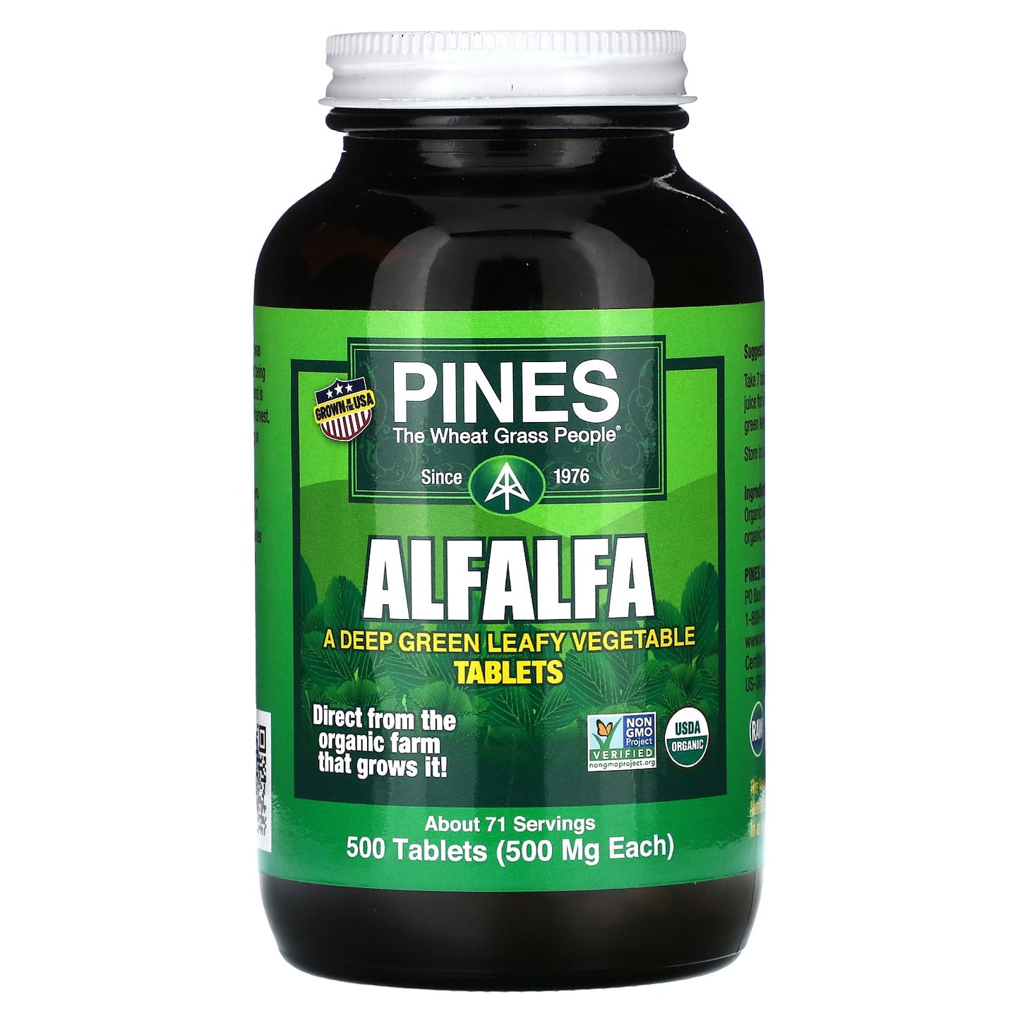 Pines International-Alfalfa-500 mg-500 Tablets