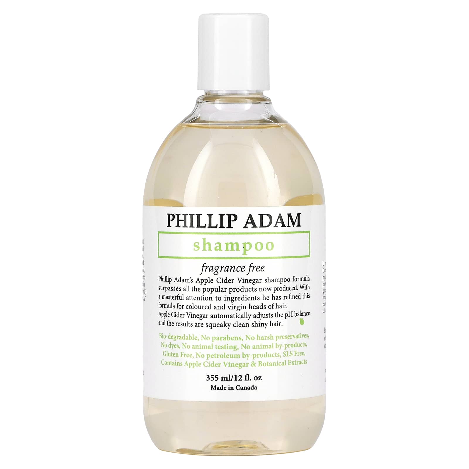 Phillip Adam-Shampoo-Fragrance Free-12 fl oz (355 ml)