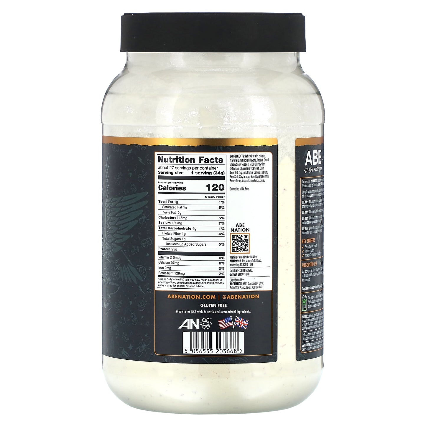 ABE, Whey ISO, Paddy Cake, 2 lbs (907 g)