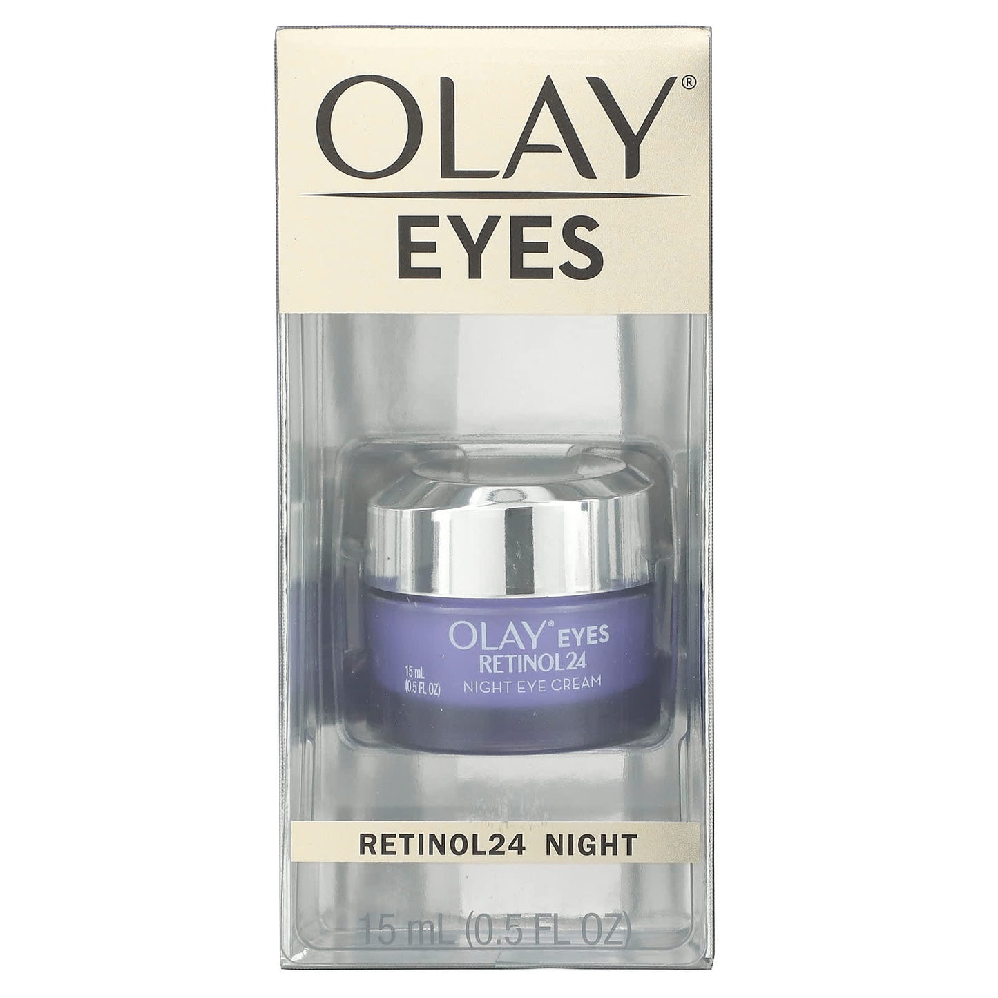 Olay, Eyes, Retinol24, Night Eye Cream, 0.5 fl oz (15 ml)