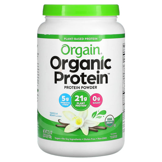 Orgain-Organic Protein Powder-Plant-Based-Vanilla Bean-2.03 lbs (920 g)