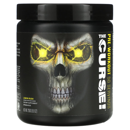 JNX Sports-The Curse-Pre Workout-Lemon Rush-8.8 oz (250 g)