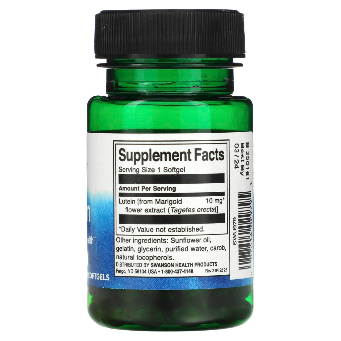 Swanson, Lutein, 10 mg, 60 Softgels