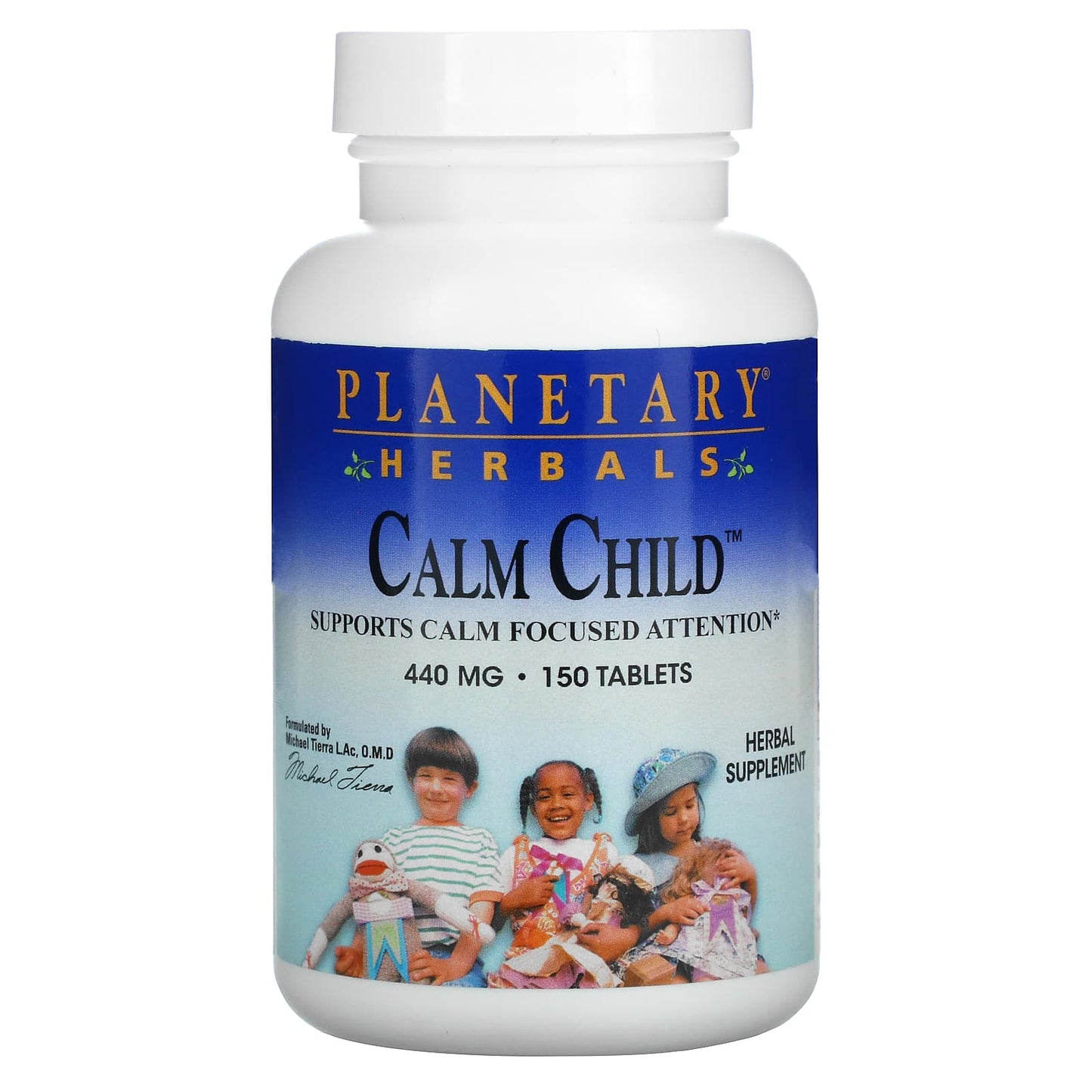 Planetary Herbals-Calm Child-440 mg-150 Tablets (220 mg per Tablet)