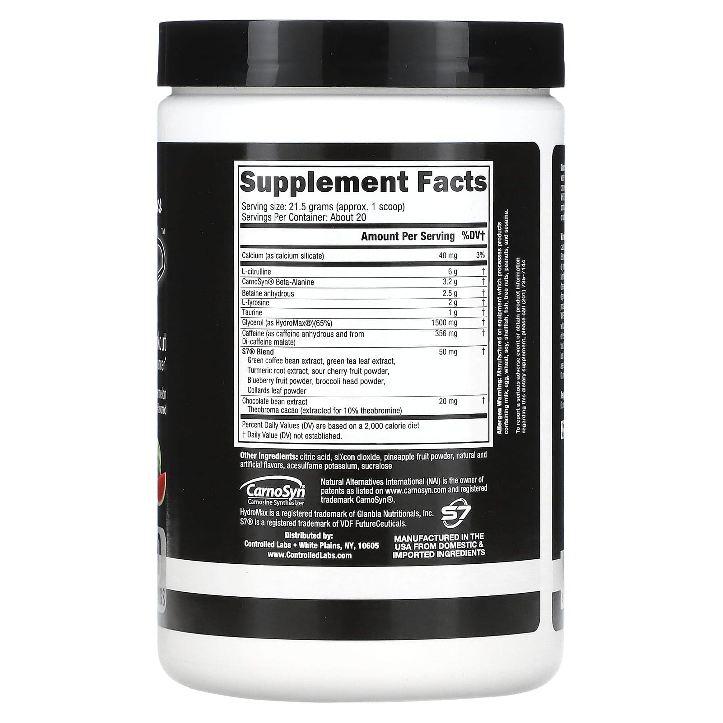 Controlled Labs, White Flood Plus, Preworkout, Juicy Watermelon, 15.17 oz (430 g)