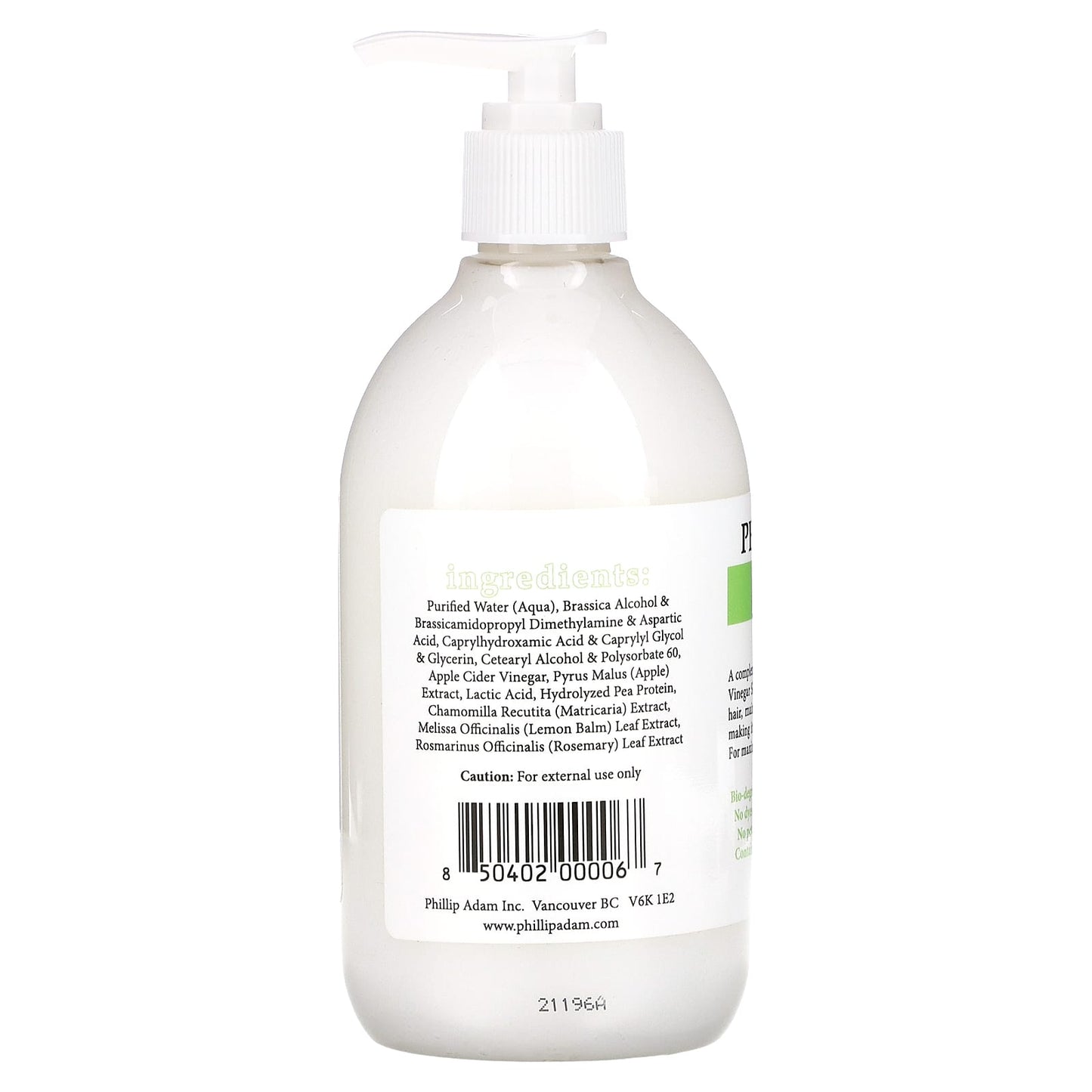 Phillip Adam, Conditioner, Apple Cider Vinegar, 12 fl oz (355 ml)