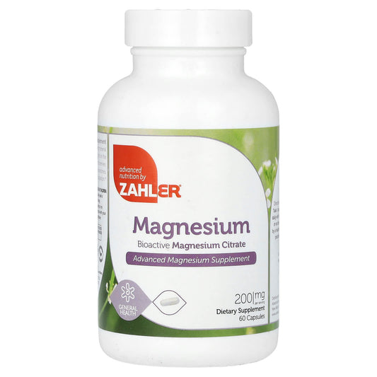 Zahler-Magnesium-200 mg-60 Capsules