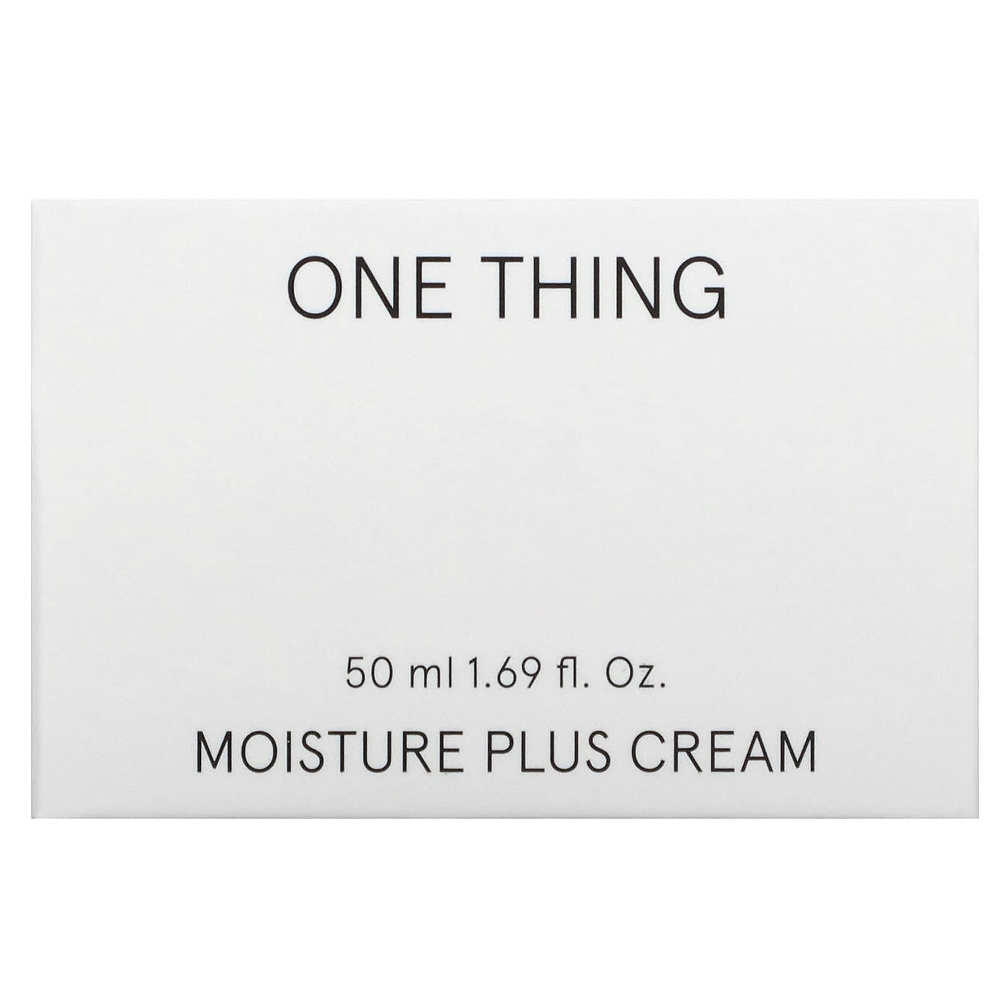 One Thing, Moisture Plus Cream, 1.69 fl oz (50 ml)