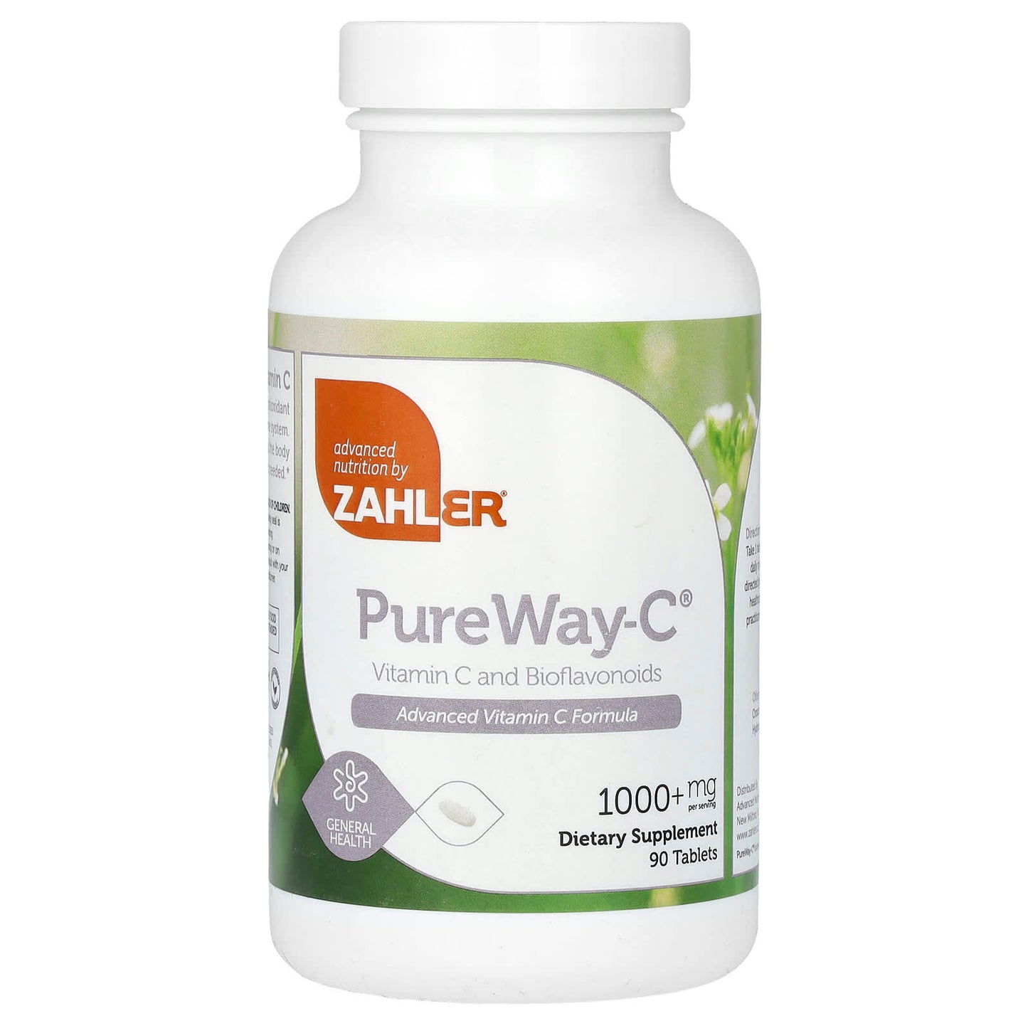 Zahler-Pure Way-C-Vitamin C and Bioflavonoids-1,000 mg-90 Tablets