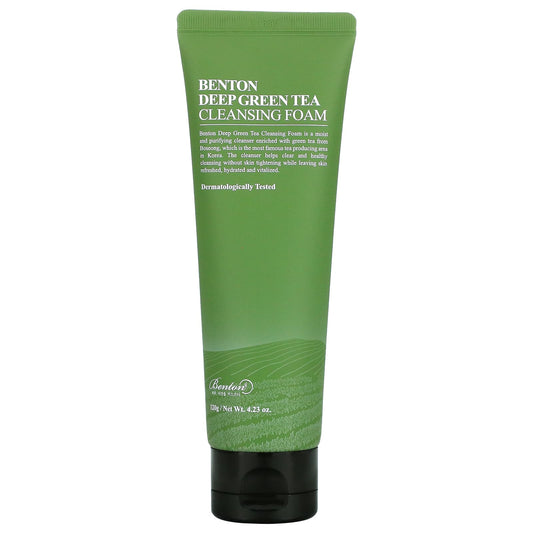 Benton-Deep Green Tea Cleansing Foam-4.23 oz (120 g)