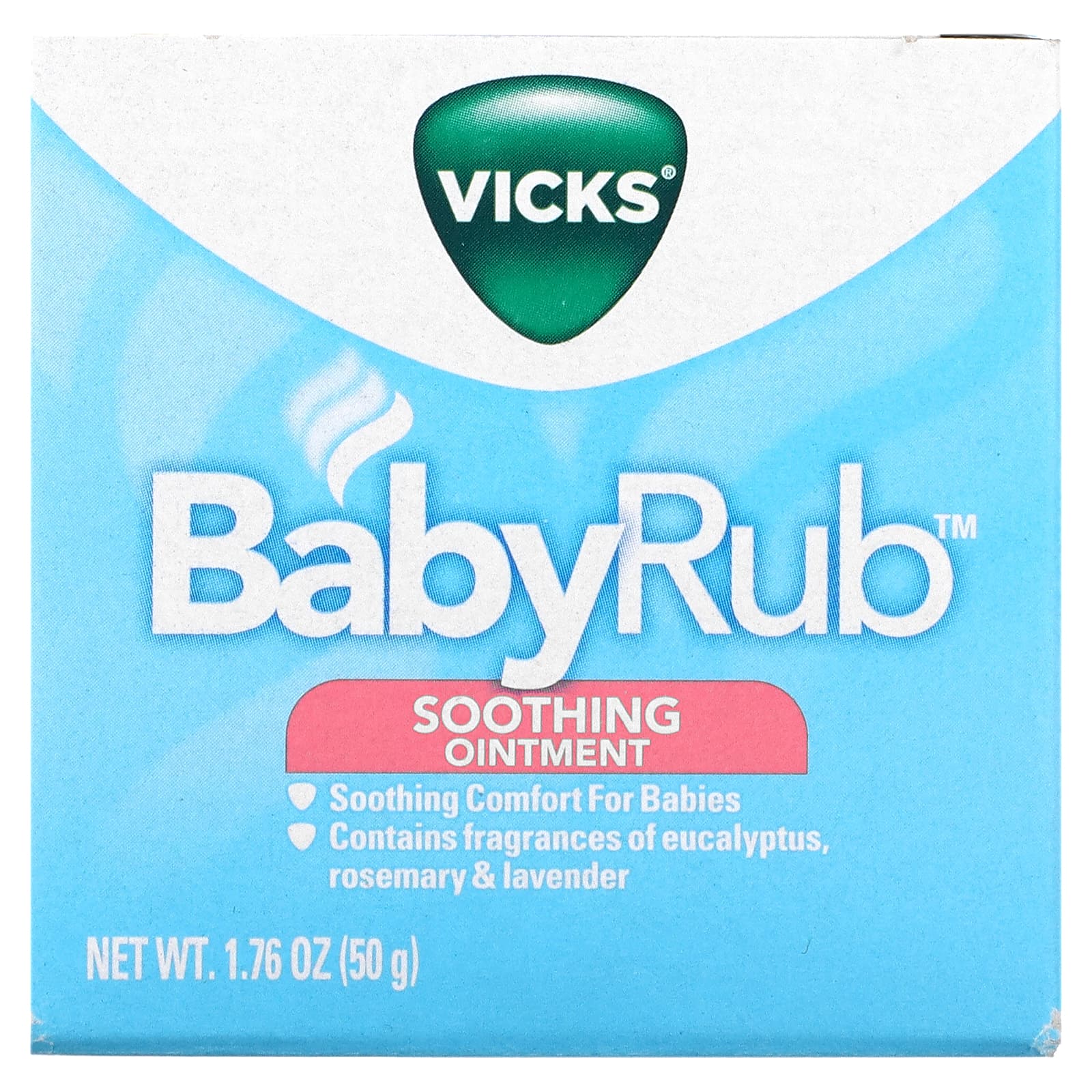 Vicks-Baby Rub-Soothing Ointment-1.76 oz (50 g)