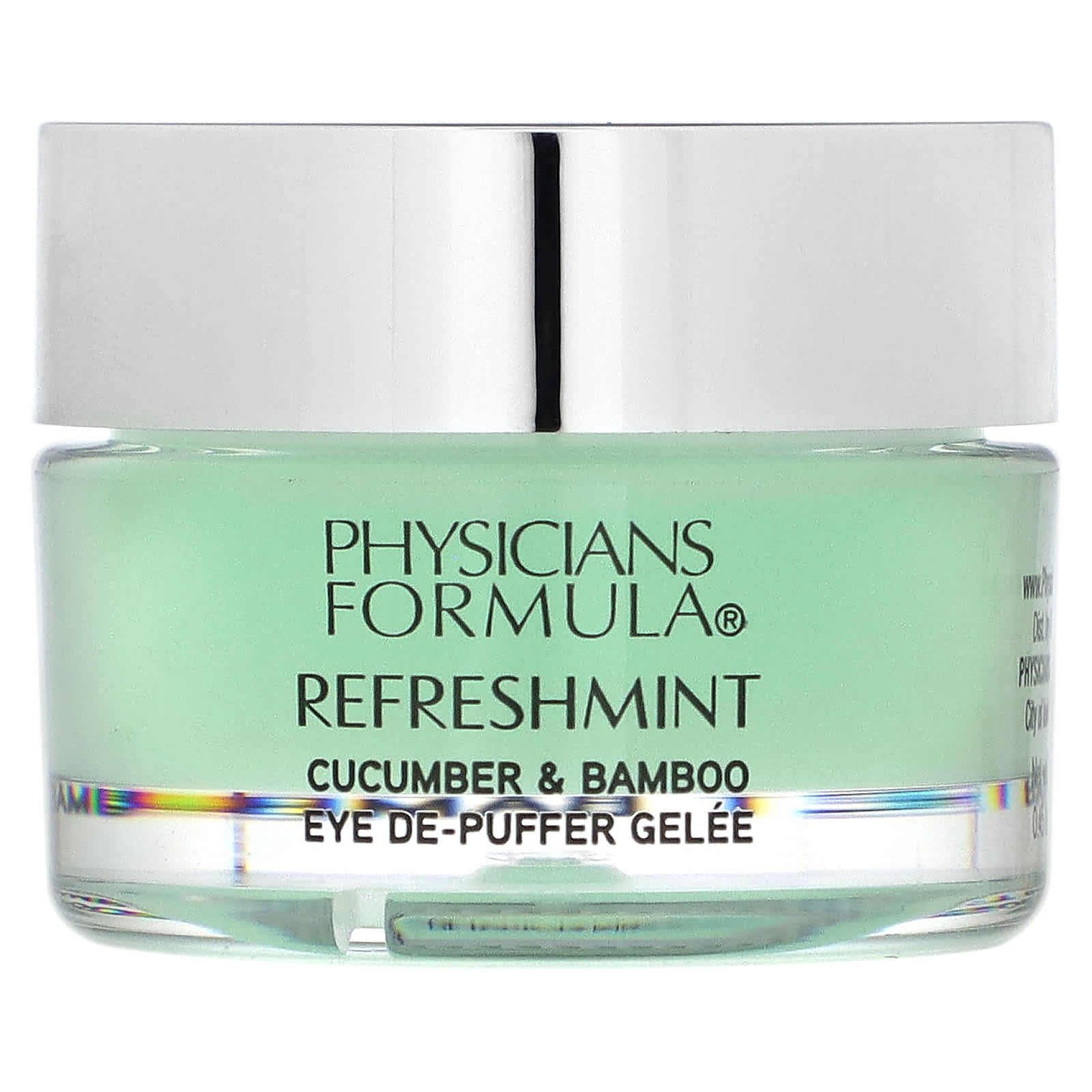 Physicians Formula-Refreshmint-Cucumber & Bamboo Eye De-Puffer Gelee-Refresh-0.45 oz (12.8 g)